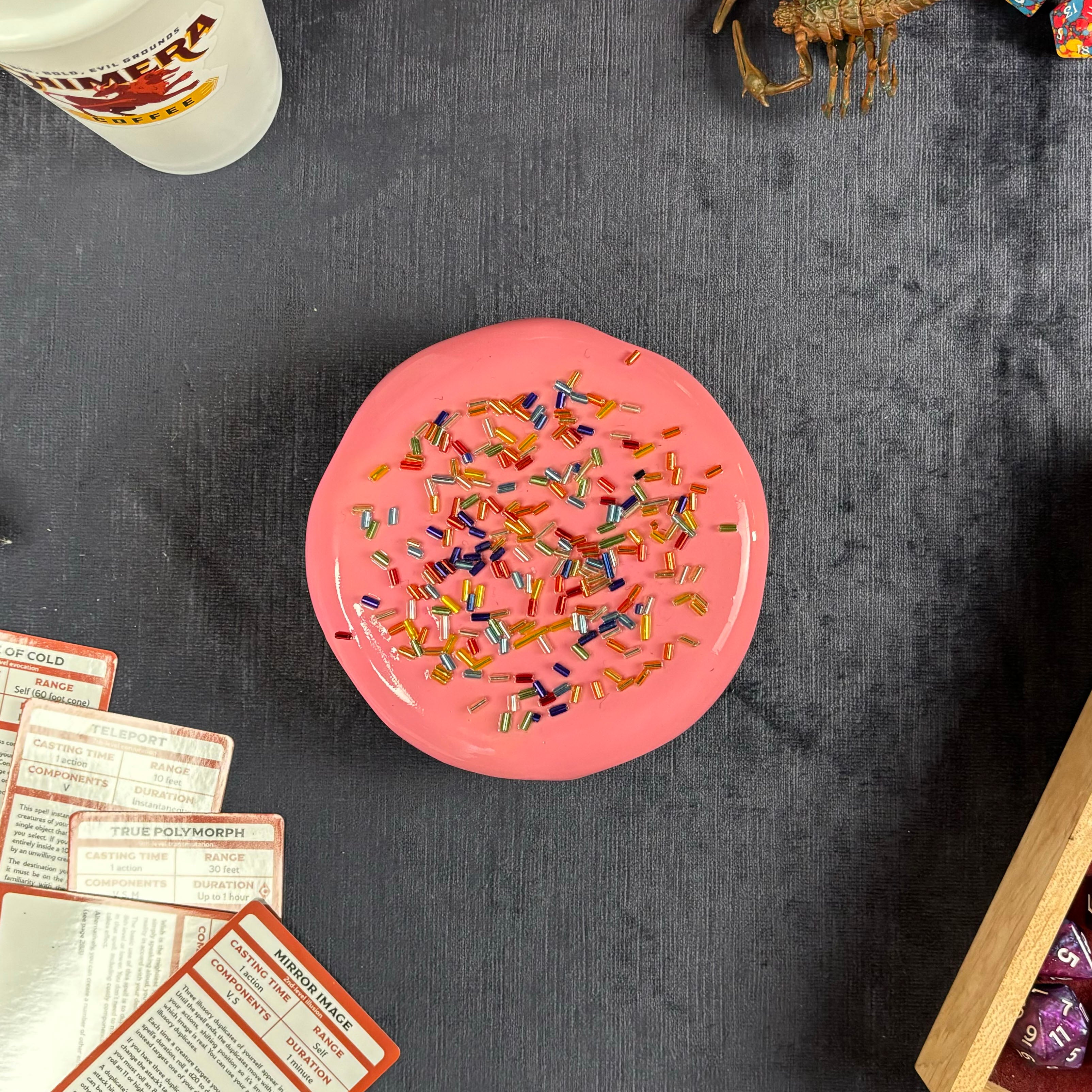 Jelly Dodecadonut – Premium Wooden Donut Dice Vault