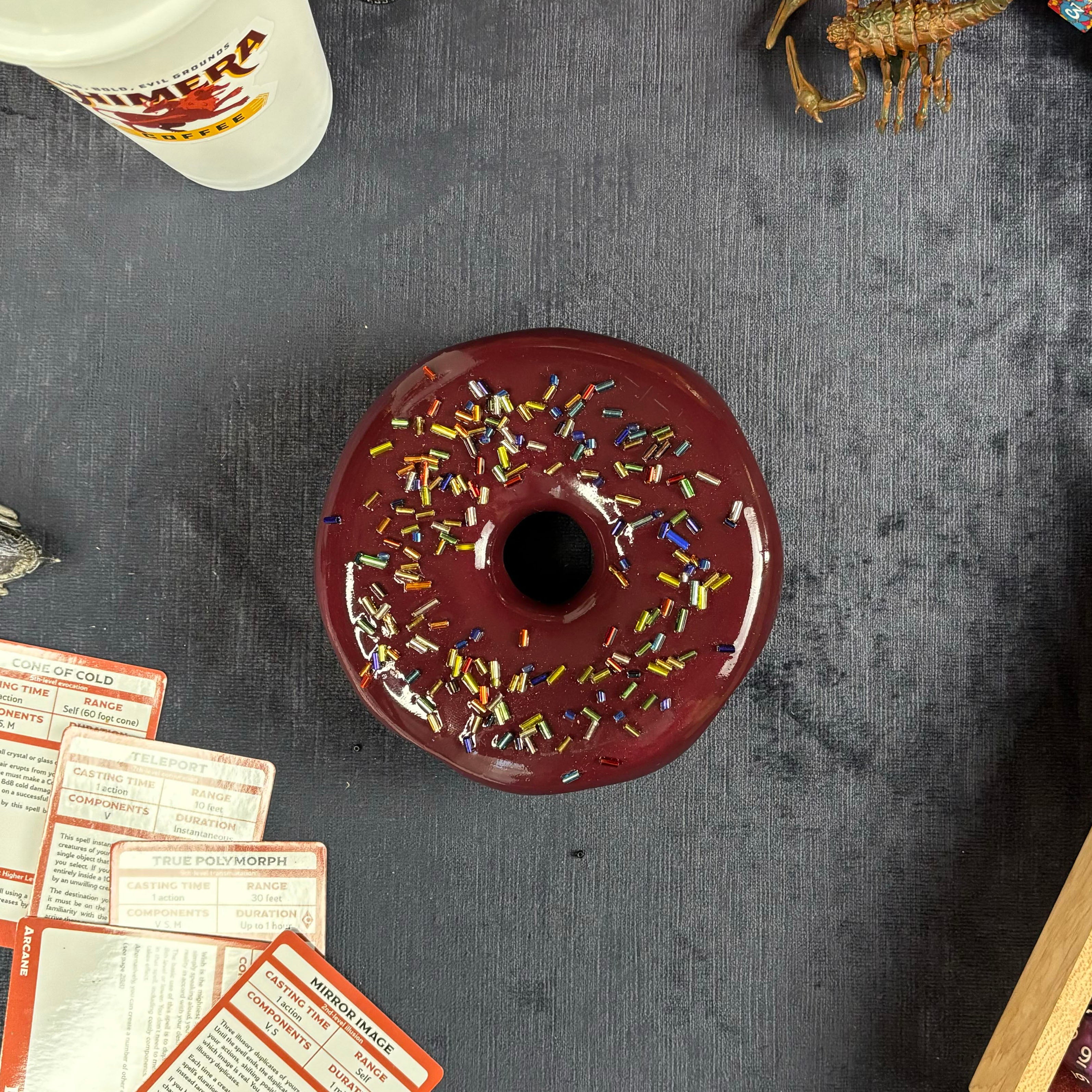Deluxe Dodecadonut – Super Premium Wooden Donut Dice Vault