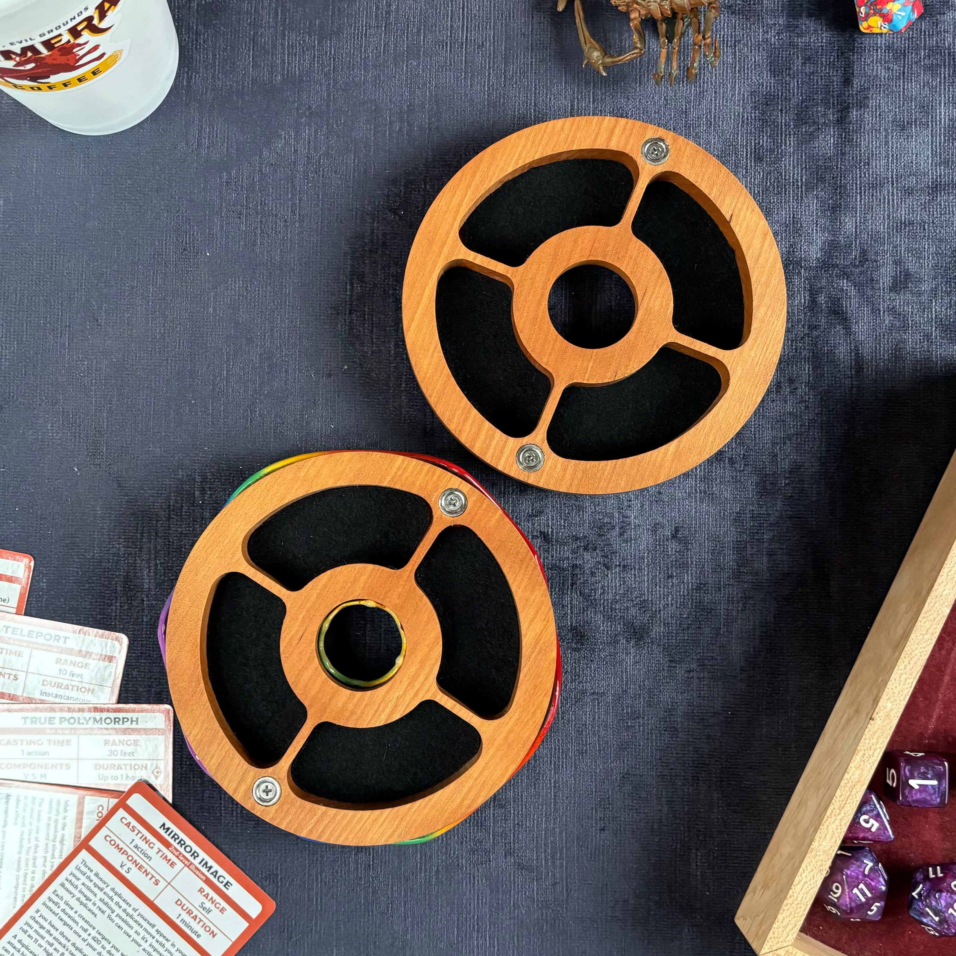Deluxe Dodecadonut – Super Premium Wooden Donut Dice Vault