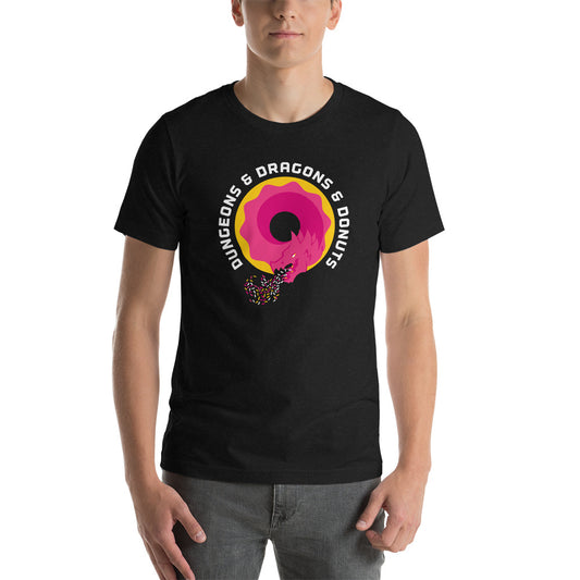 Dungeons & Dragons & Donuts T-Shirt