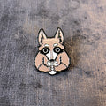 Caffeinated Raccoon Pin