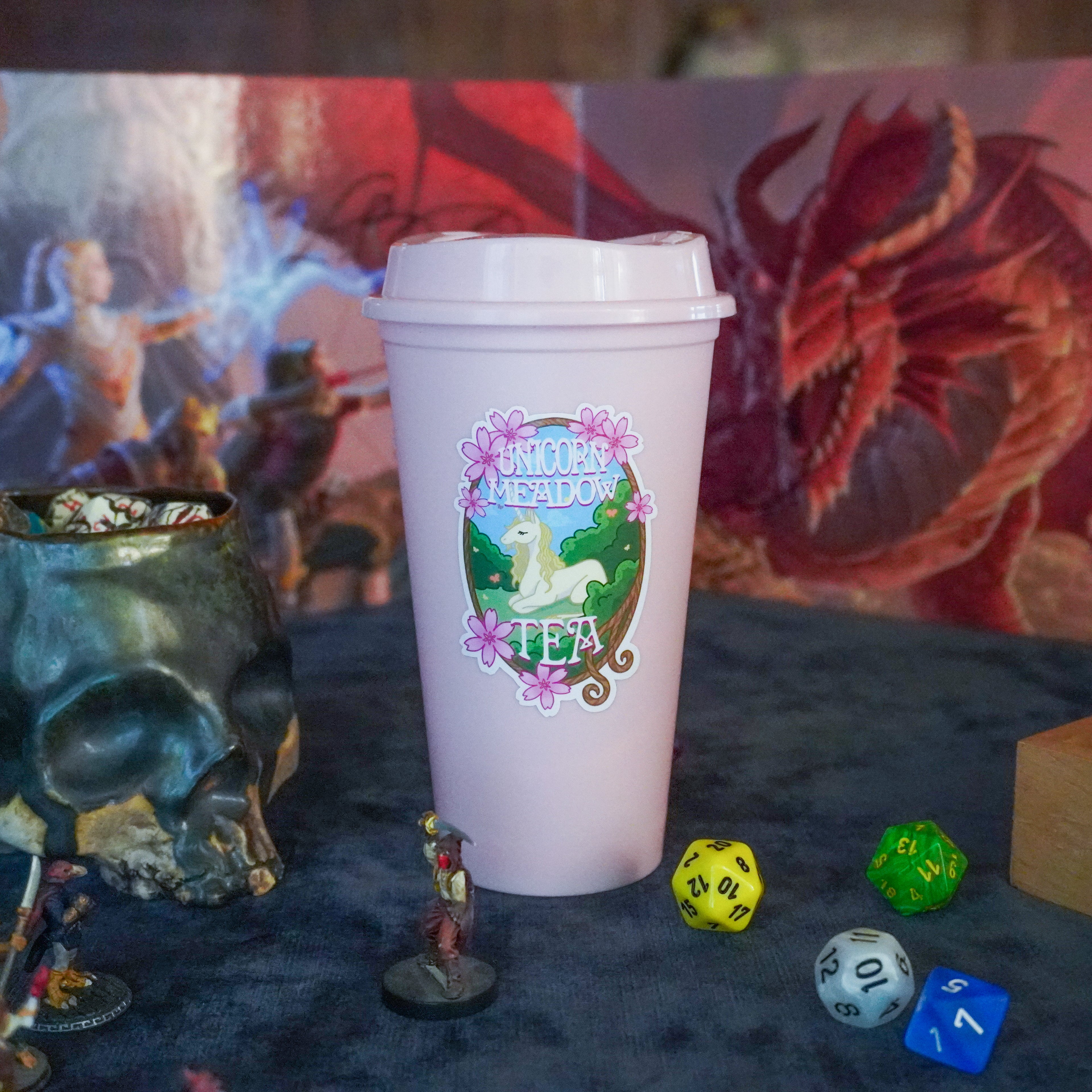 Coffee Cup Dice Tower – Roll with Caffeinated Style
