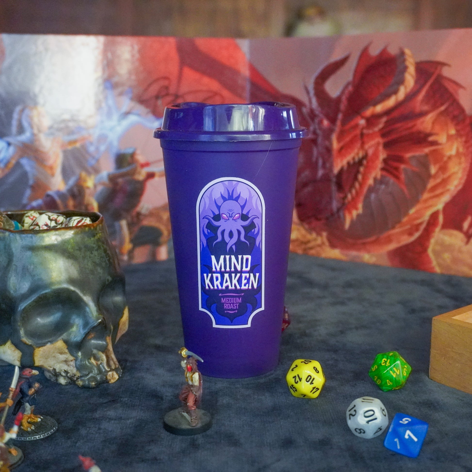 Coffee Cup Dice Tower – Roll with Caffeinated Style