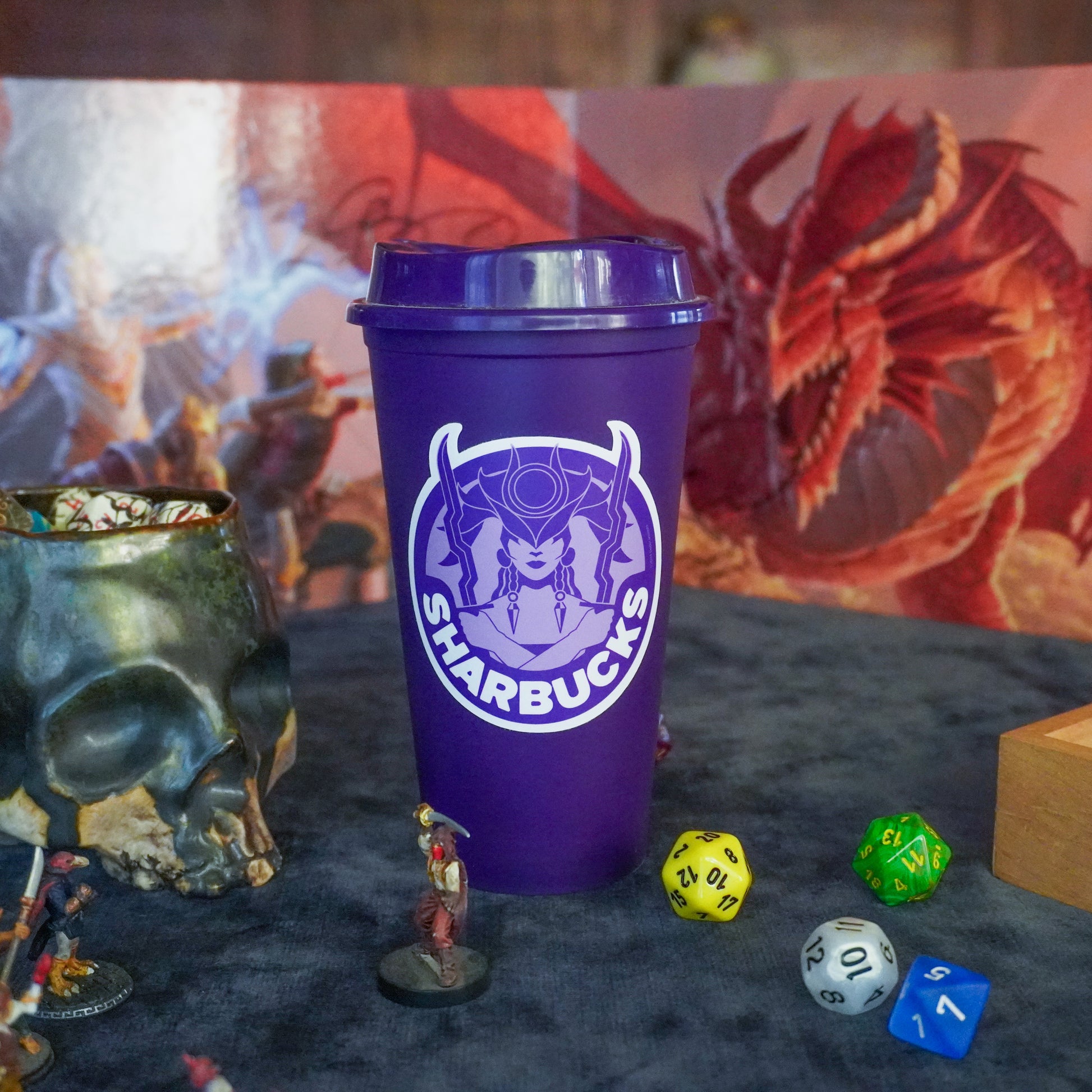 Coffee Cup Dice Tower – Roll with Caffeinated Style
