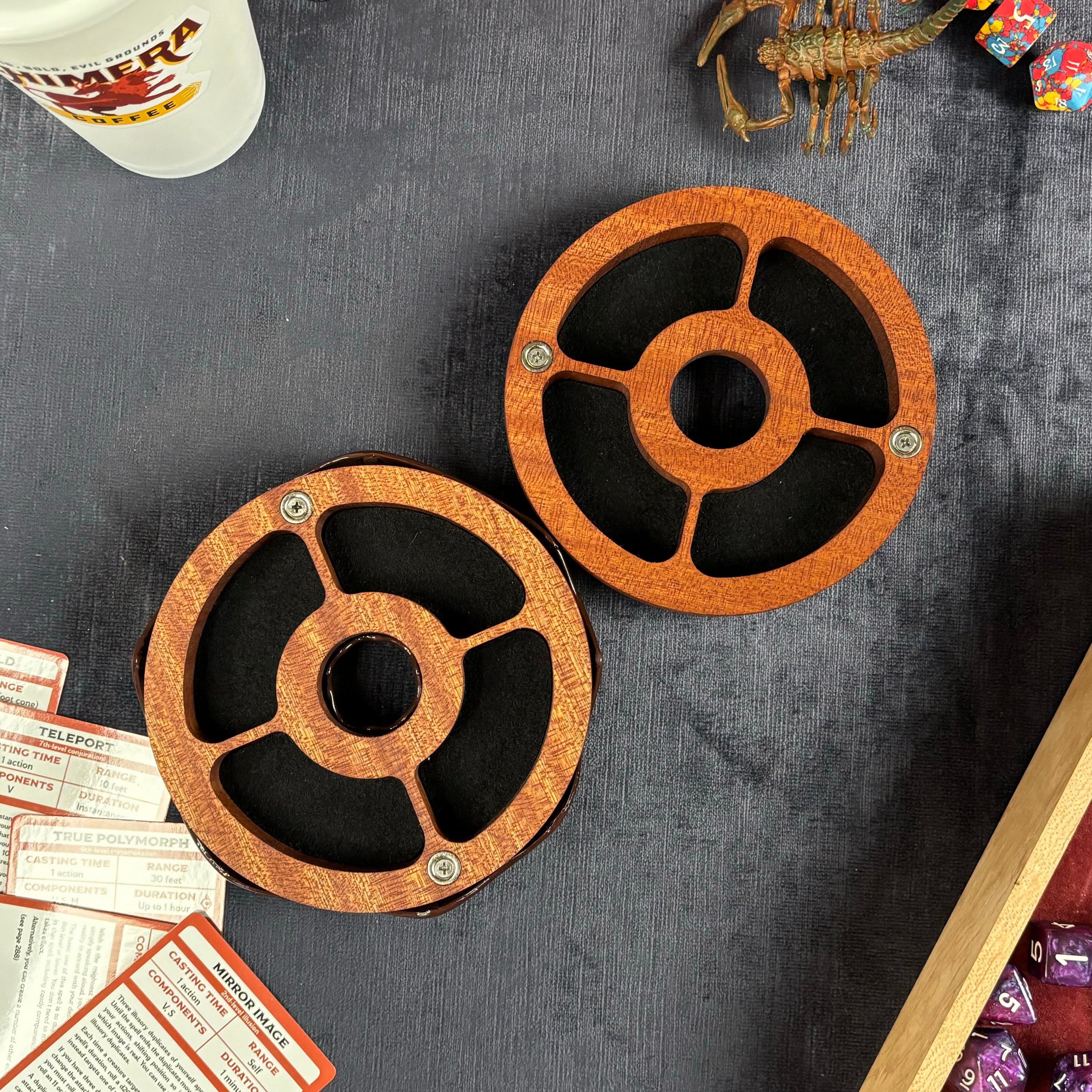 Deluxe Dodecadonut – Super Premium Wooden Donut Dice Vault