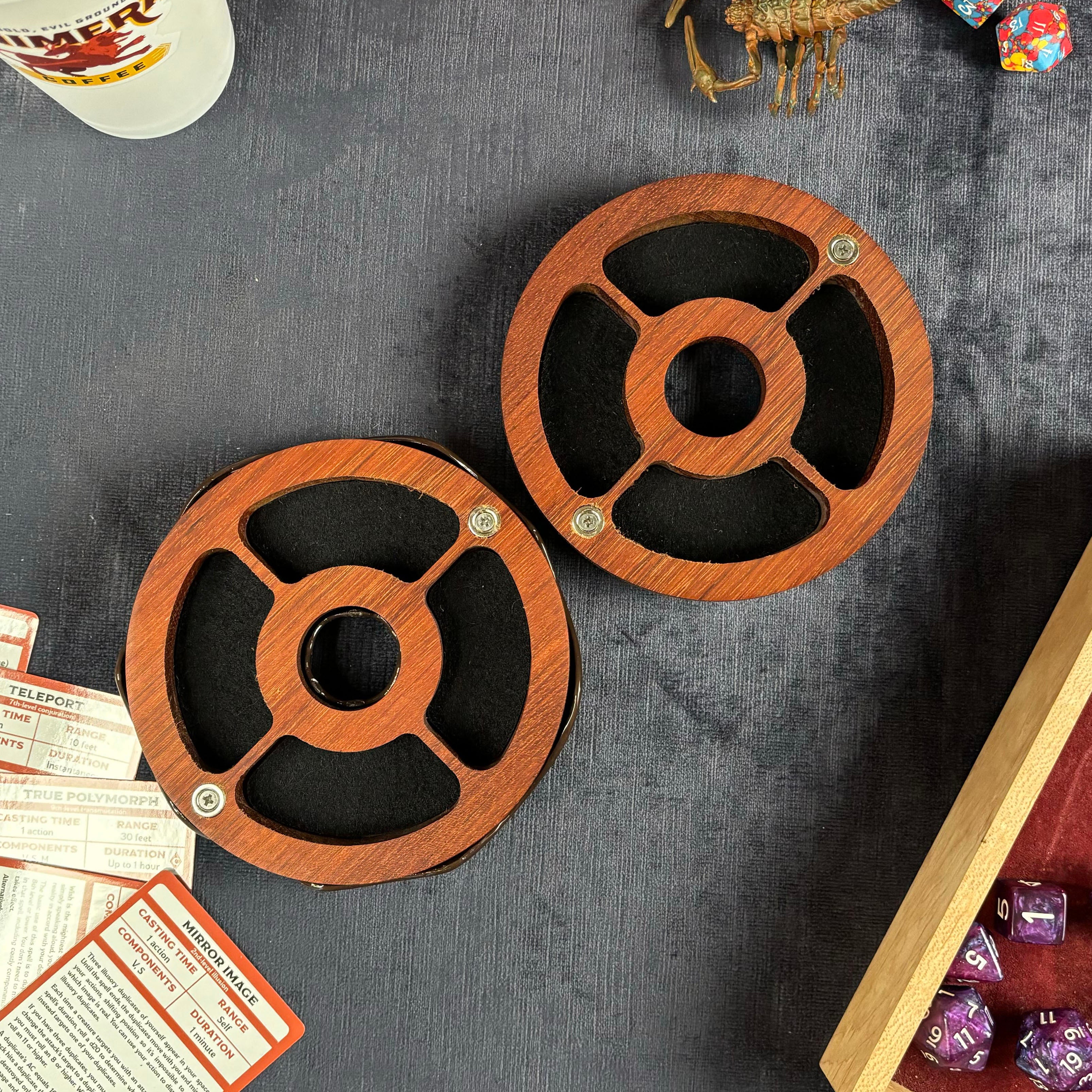 Deluxe Dodecadonut – Super Premium Wooden Donut Dice Vault
