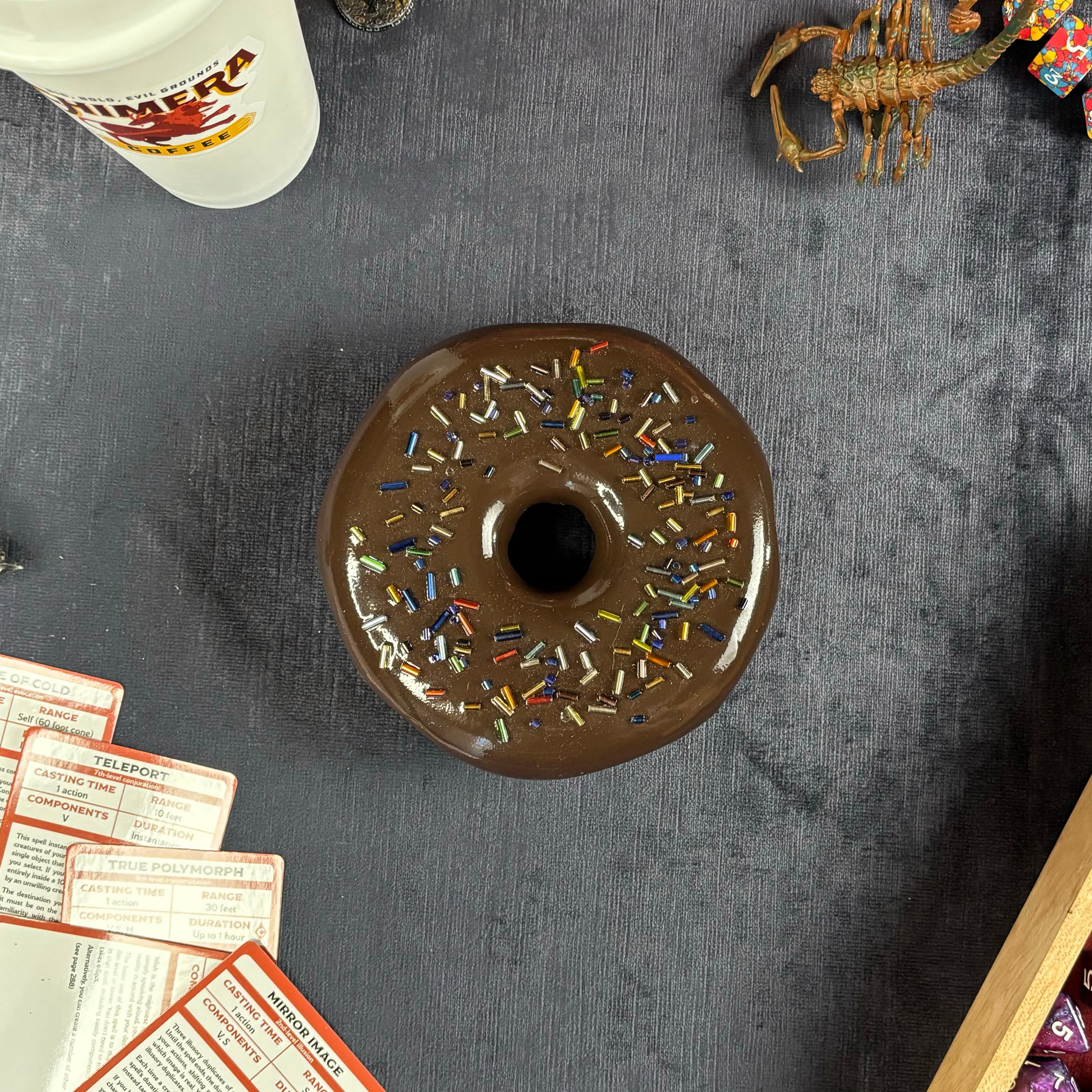 Deluxe Dodecadonut – Super Premium Wooden Donut Dice Vault