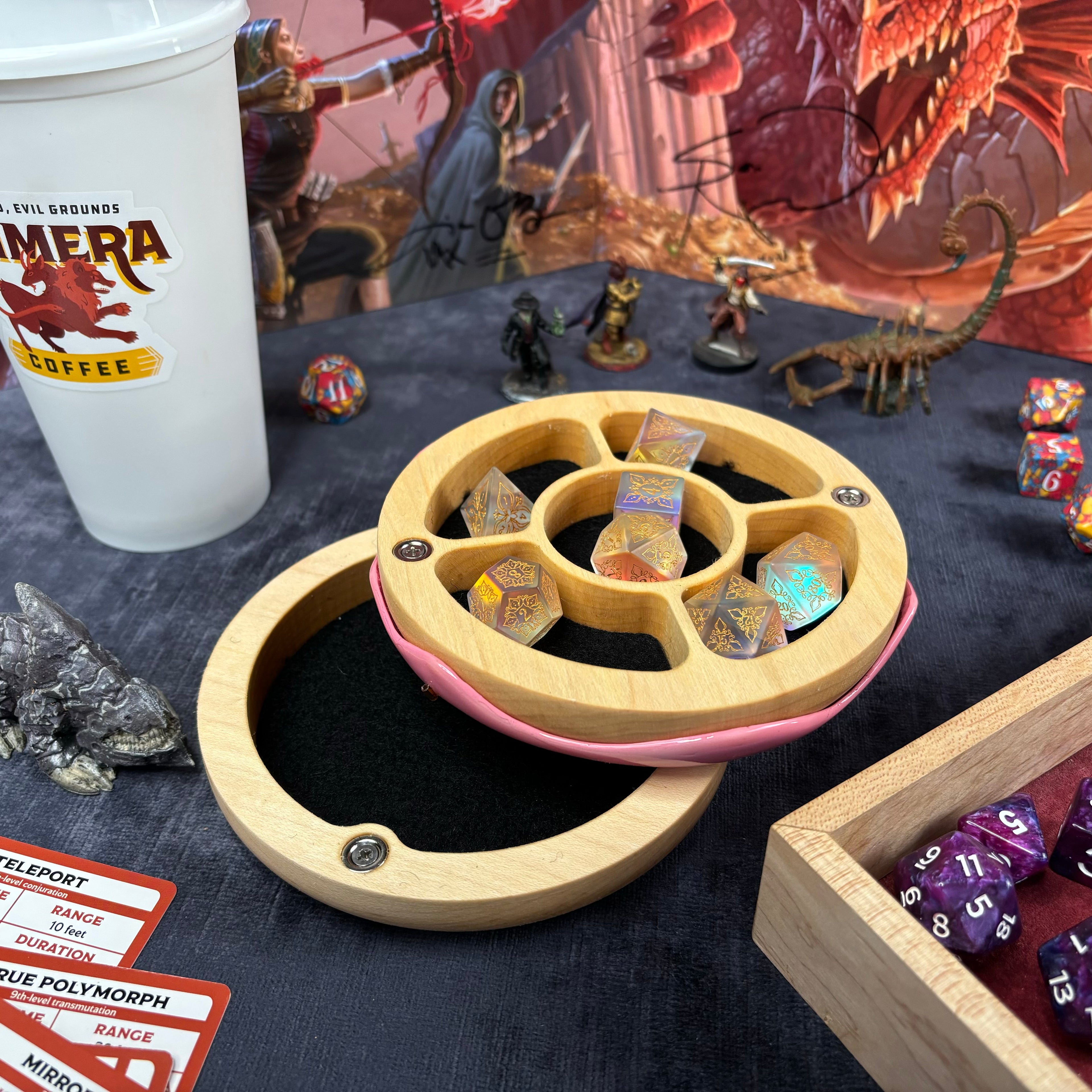 Jelly Dodecadonut – Premium Wooden Donut Dice Vault
