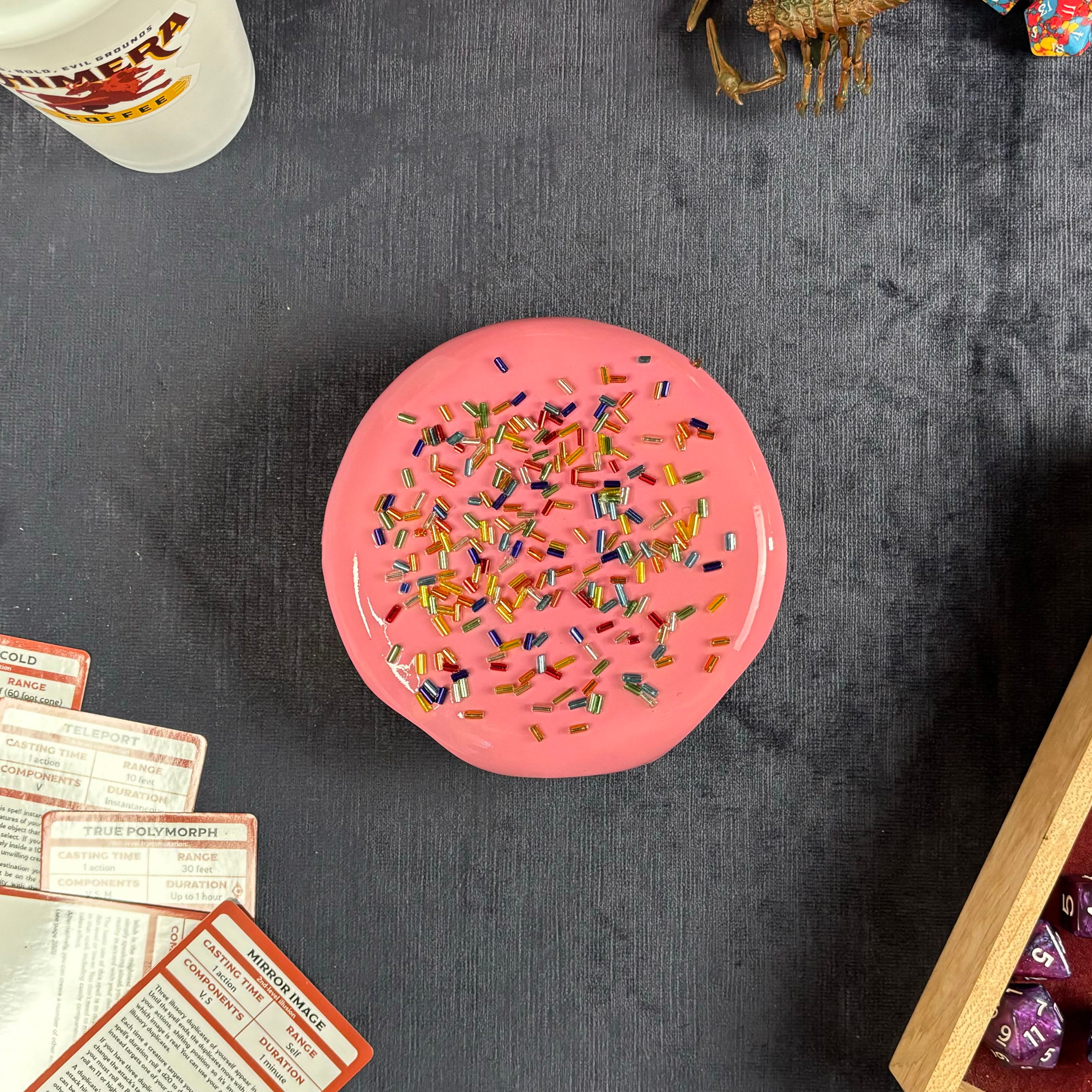 Jelly Dodecadonut – Premium Wooden Donut Dice Vault