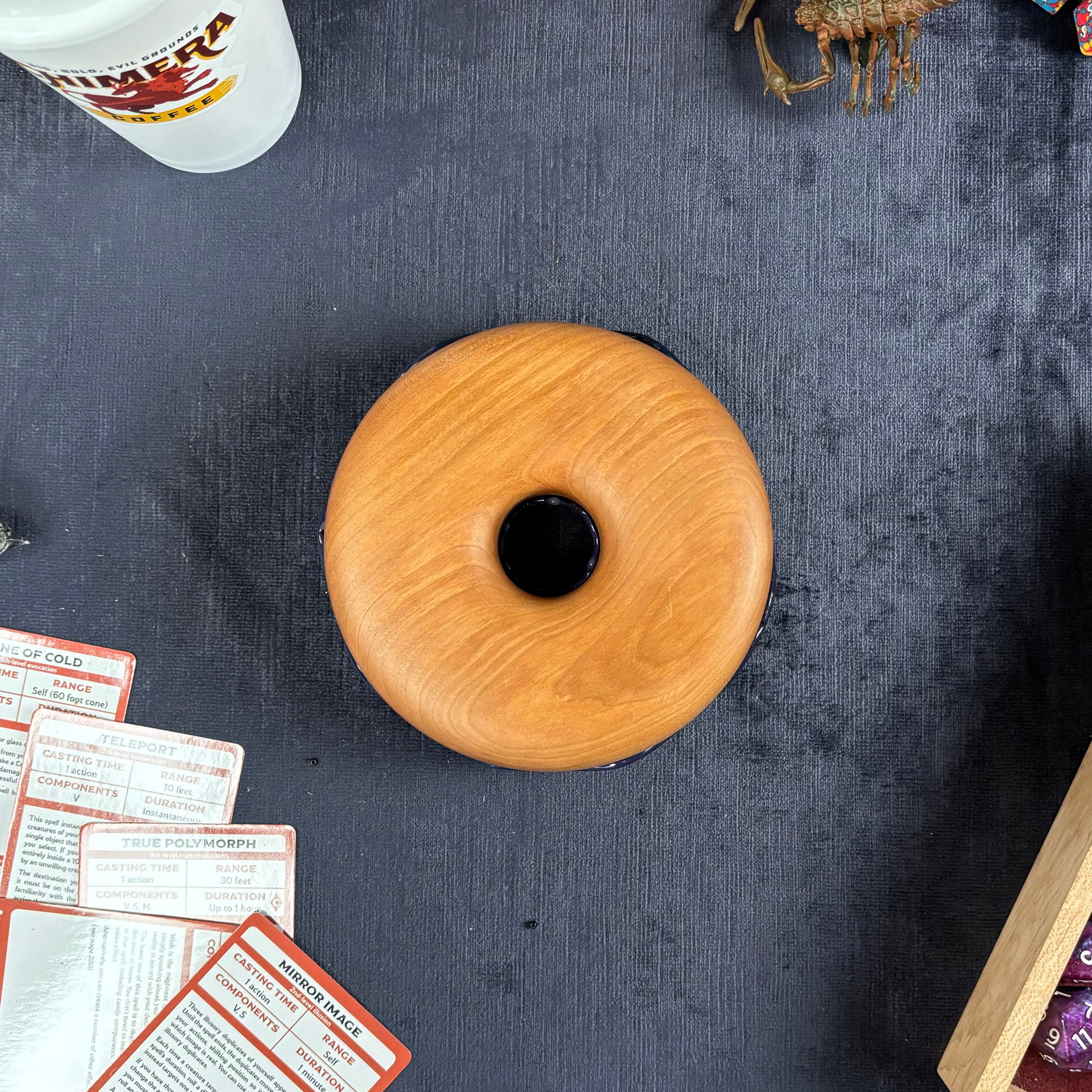 Deluxe Dodecadonut – Super Premium Wooden Donut Dice Vault