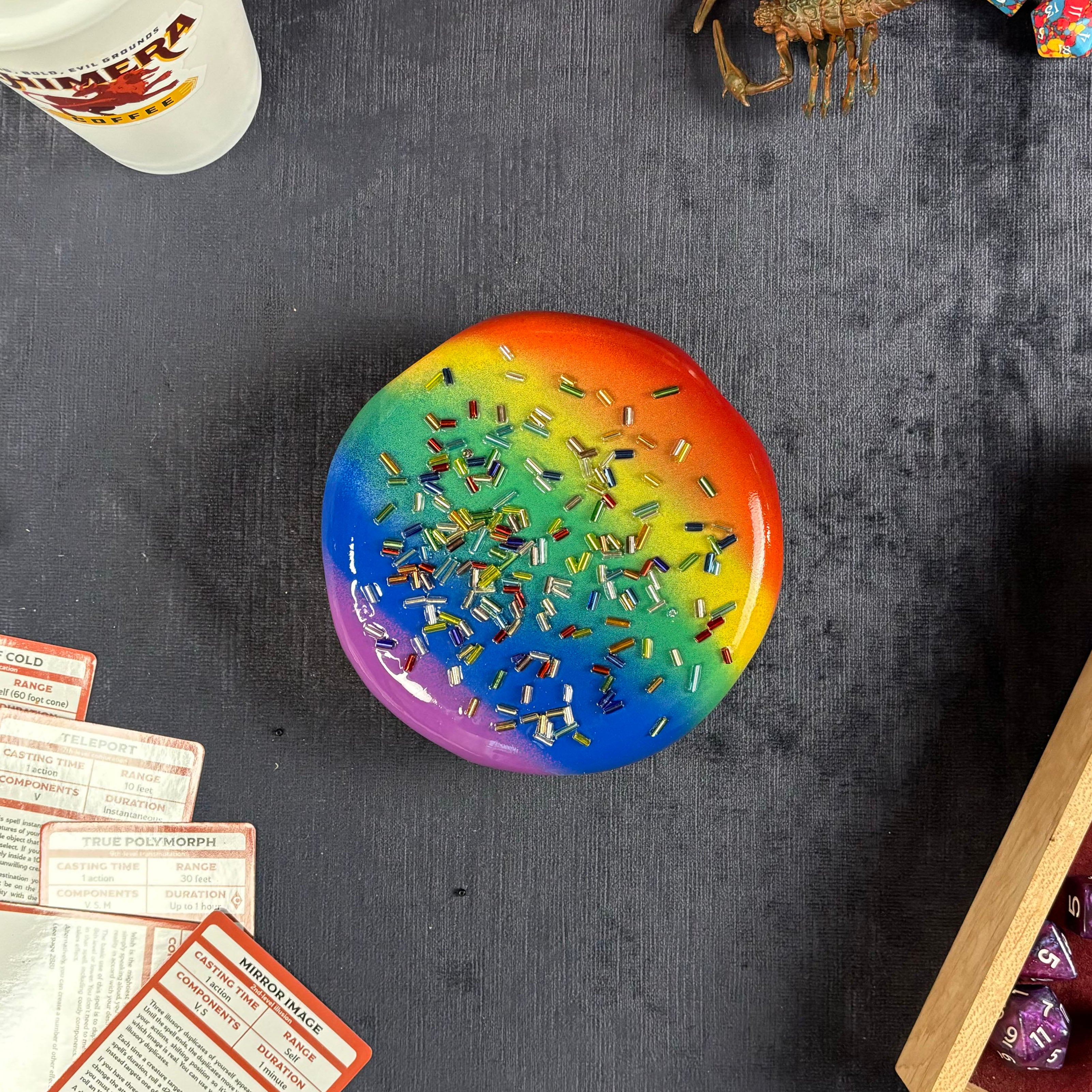 Deluxe Jelly Dodecadonut – Super Premium Wooden Donut Dice Vault