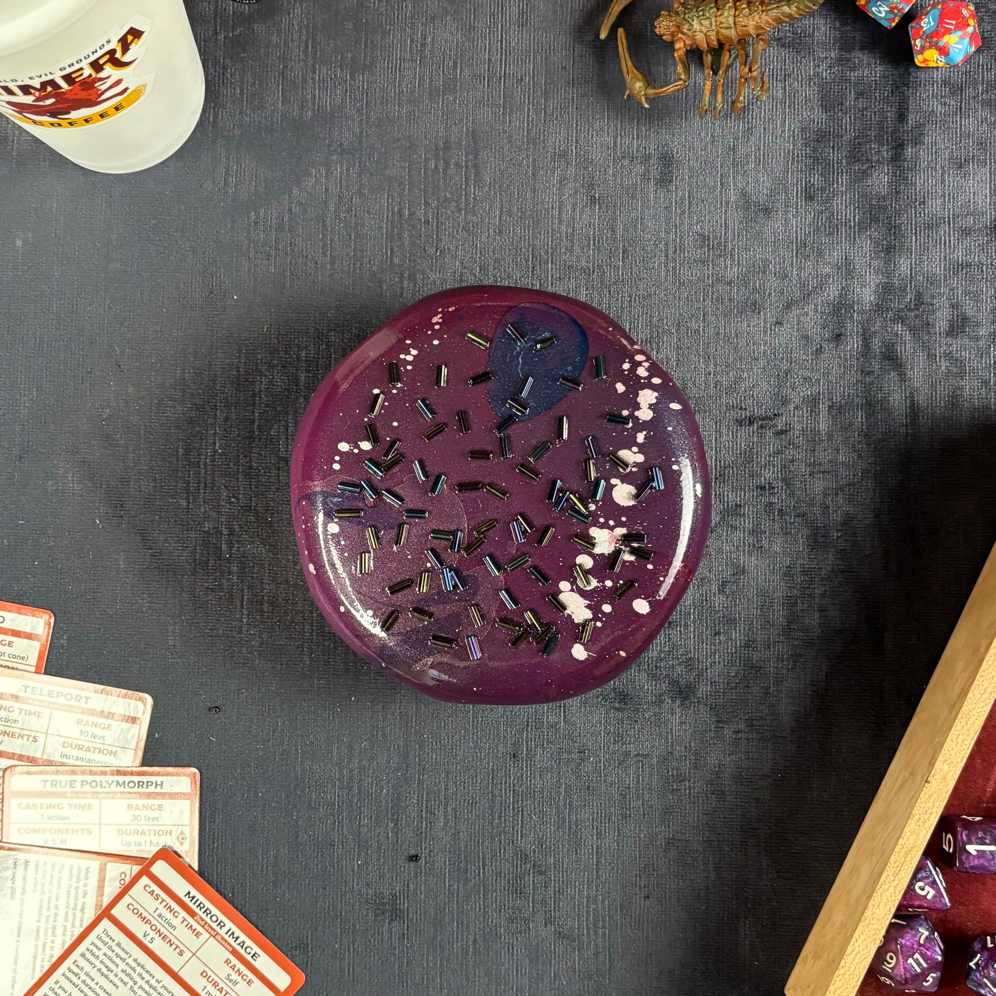 Deluxe Jelly Dodecadonut – Super Premium Wooden Donut Dice Vault