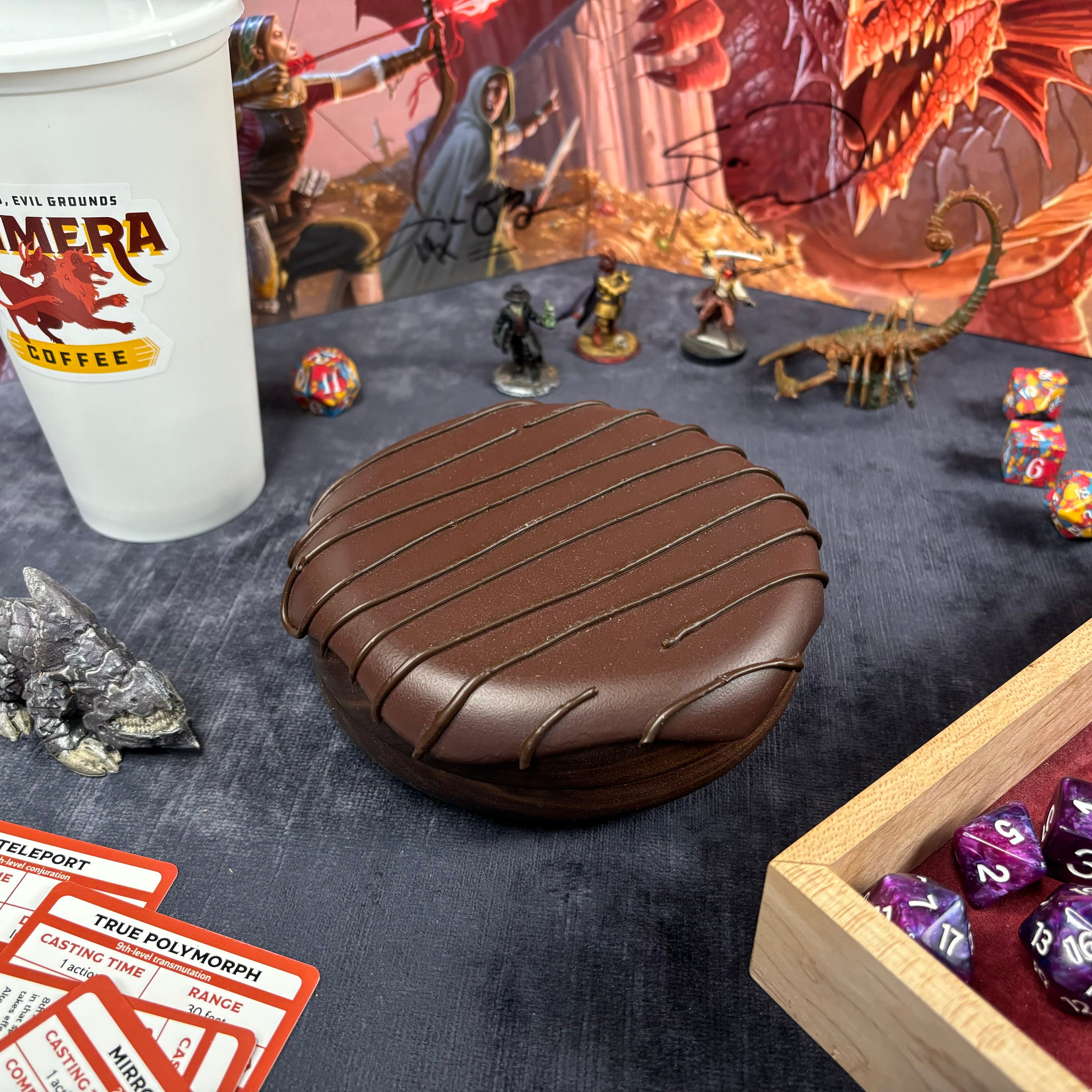 Jelly Dodecadonut – Premium Wooden Donut Dice Vault