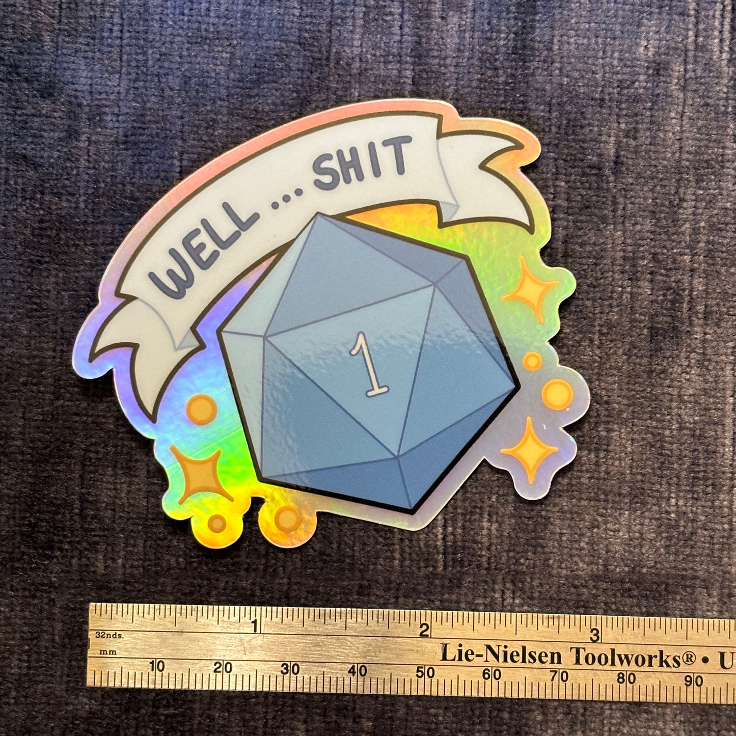 Well… Shit! Nat 1! Sticker
