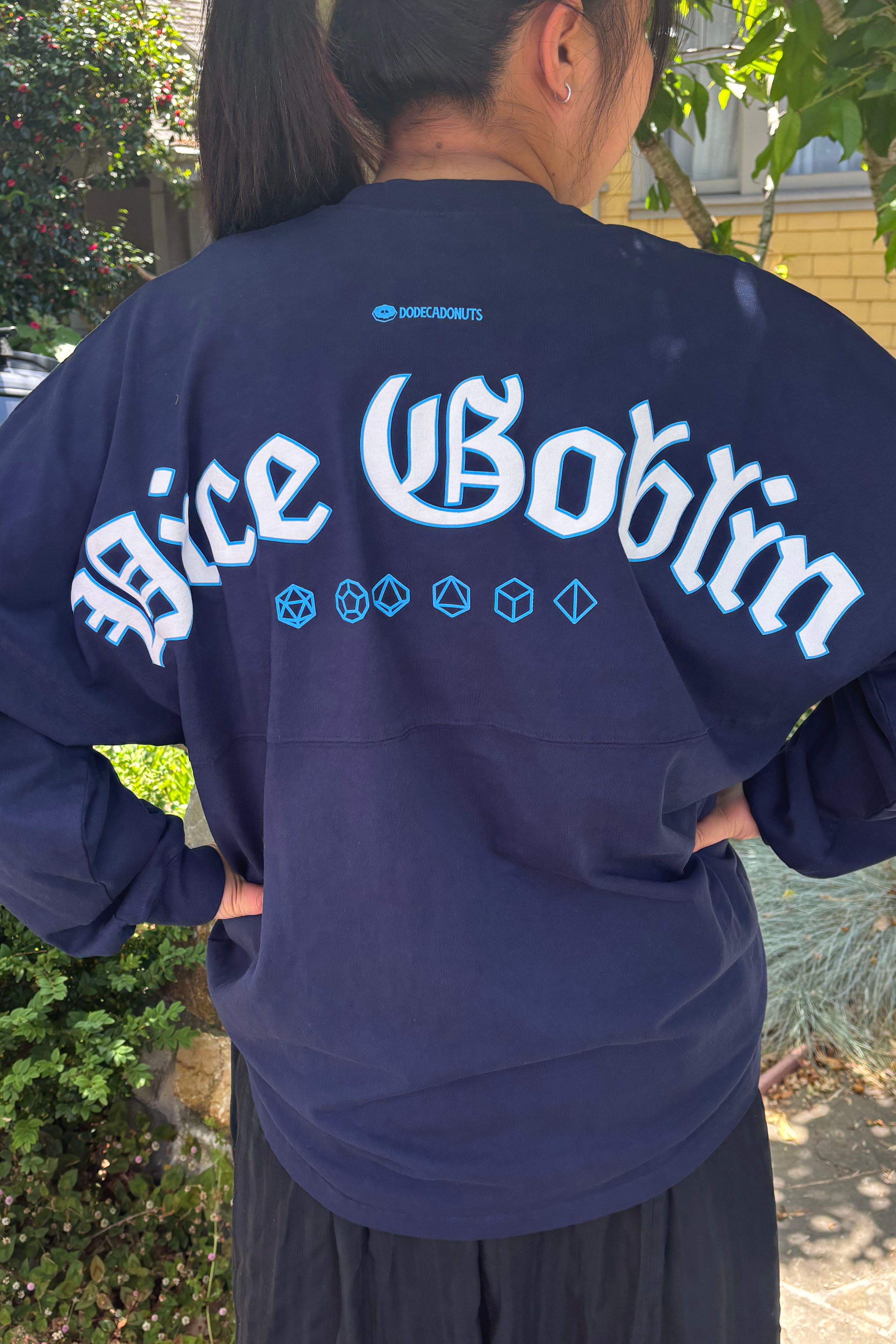 Navy Dice Goblin Jersey – Rep Your Hoard in Style
