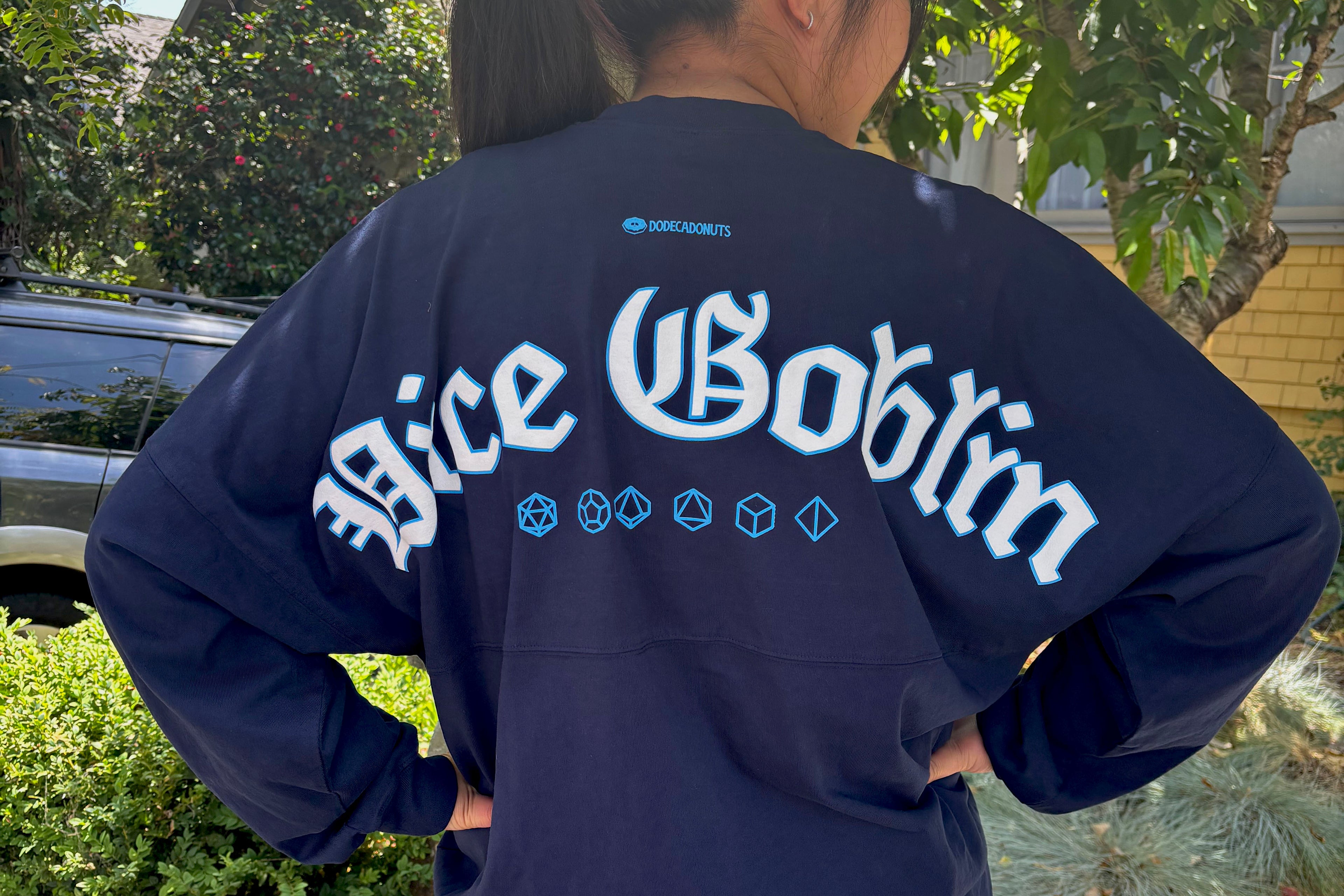 Navy Dice Goblin Jersey – Rep Your Hoard in Style