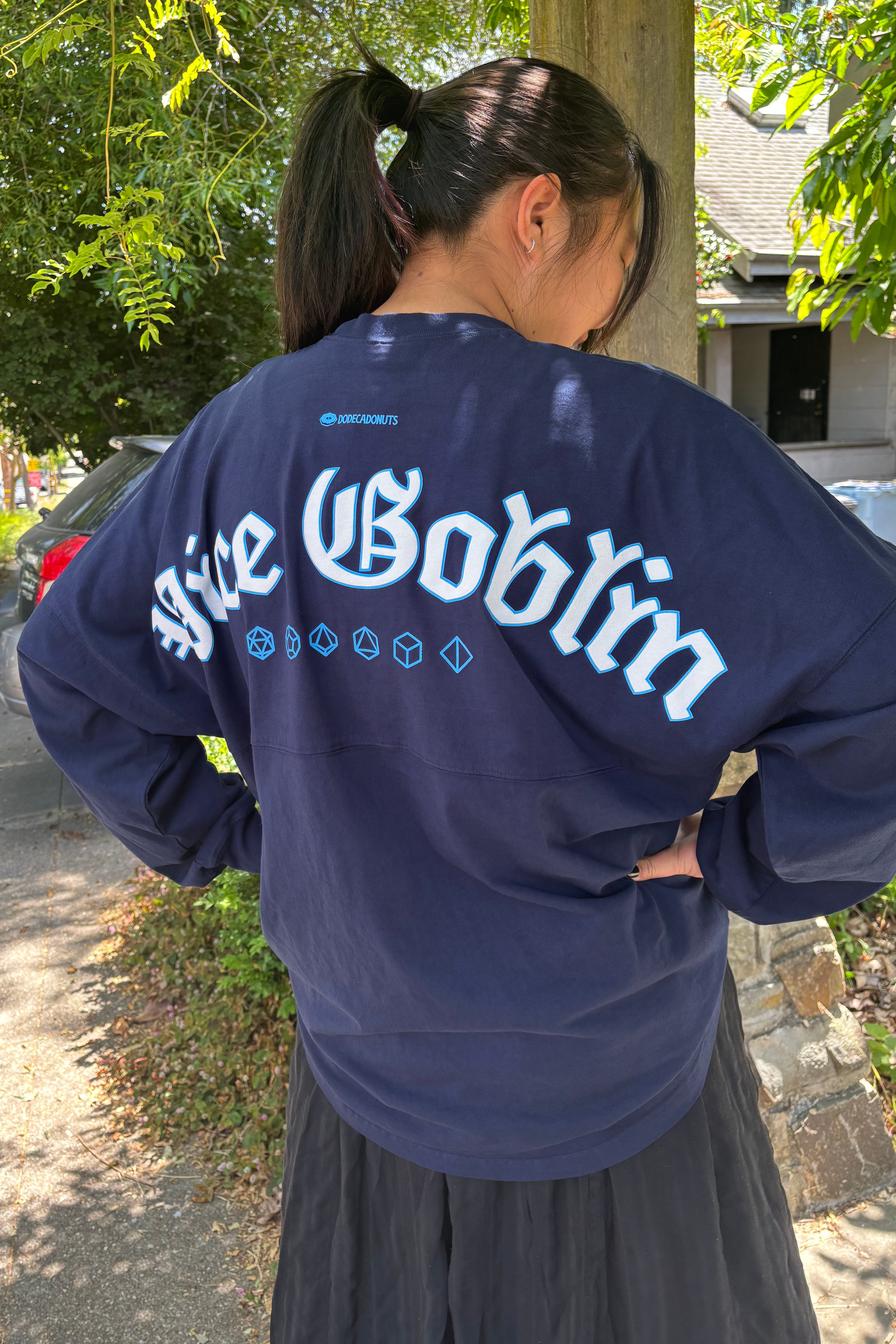 Navy Dice Goblin Jersey – Rep Your Hoard in Style