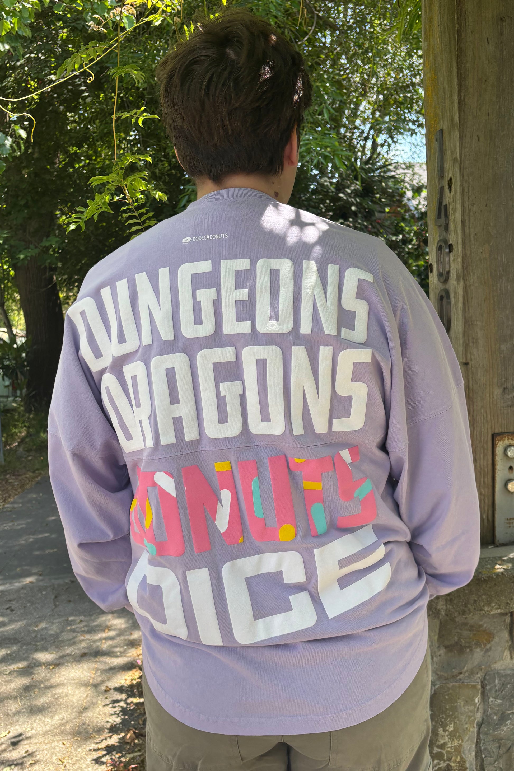 Dungeons Dragons Donuts Dice Lavender Jersey