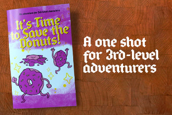 It's Time To Save The Donuts Zine