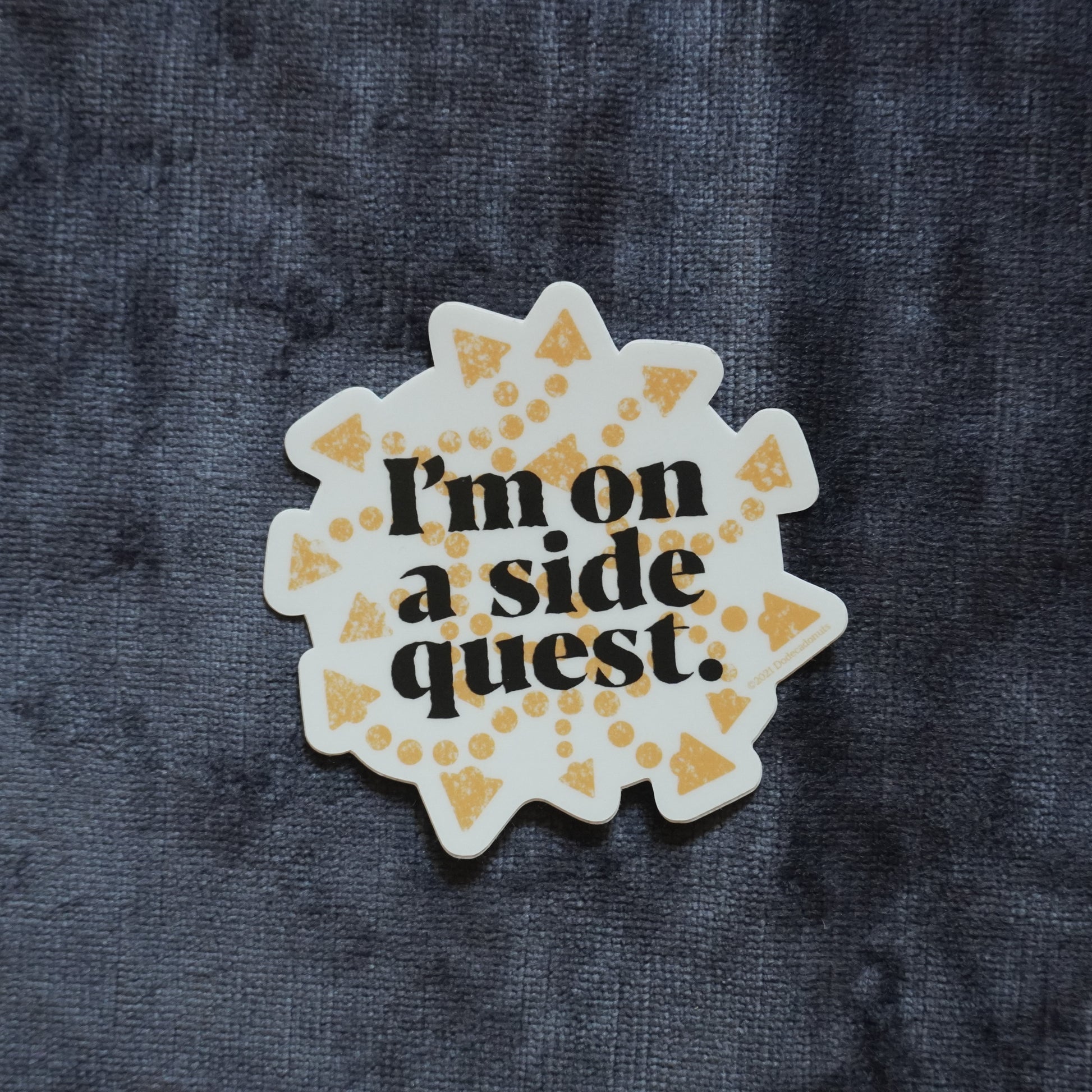 I’m on a Side Quest Vinyl Sticker – Adventure Mode: Activated