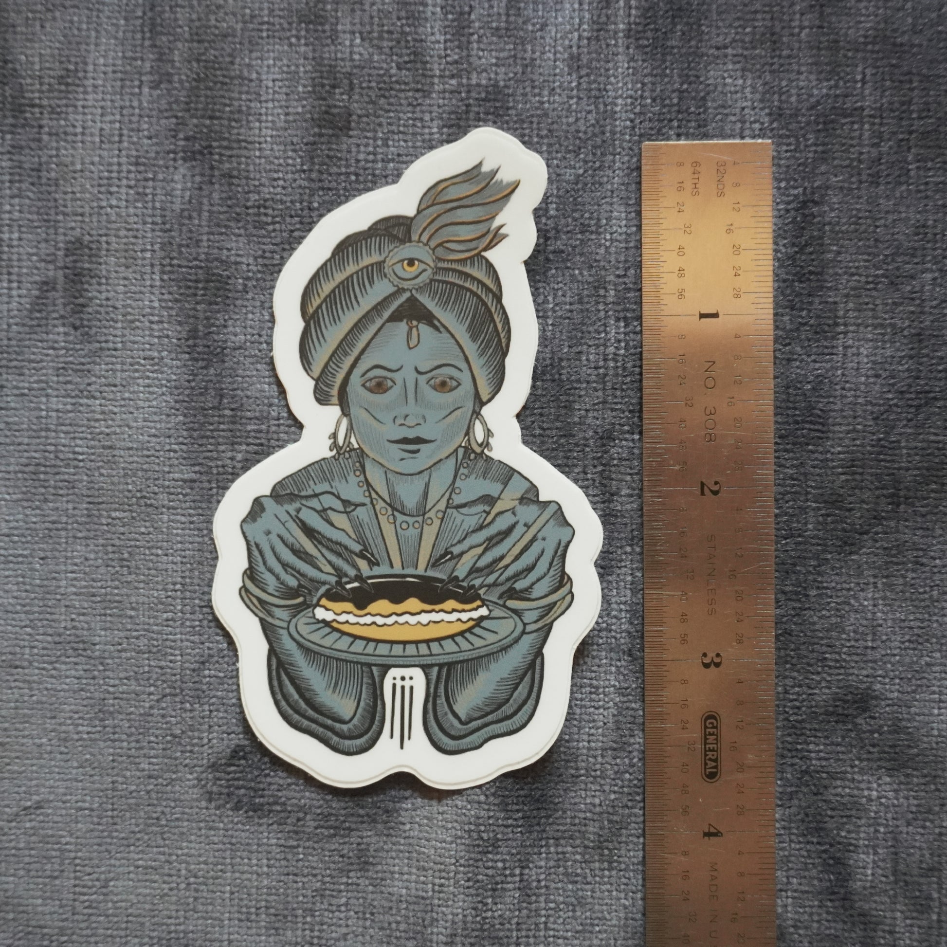 Eclairvoyant Vinyl Sticker – Mystical Dessert Divination for Your Gear