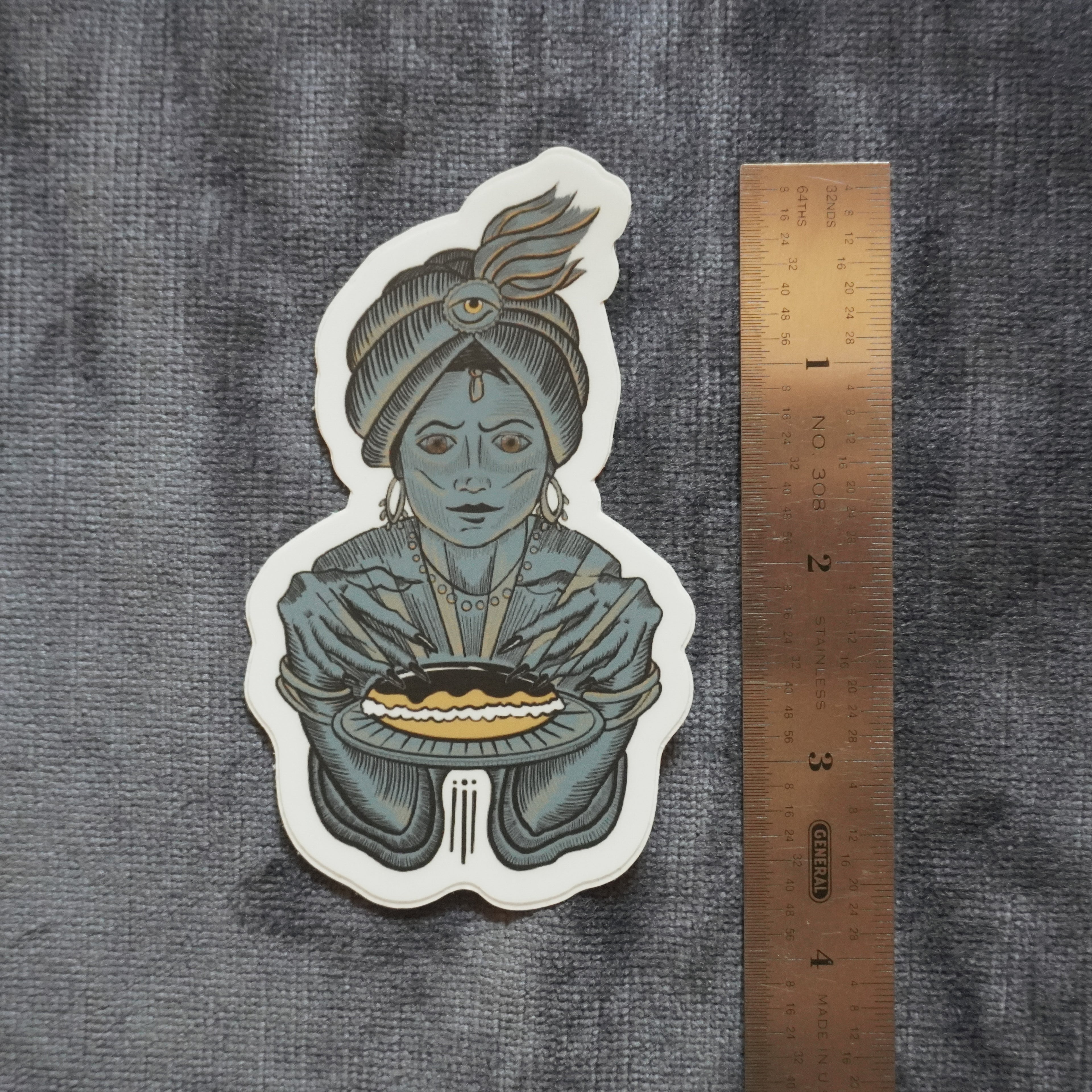 Eclairvoyant Vinyl Sticker – Mystical Dessert Divination for Your Gear