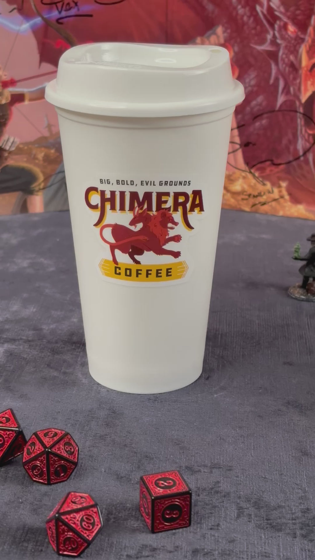 Chimera Coffee Dice Tower–White
