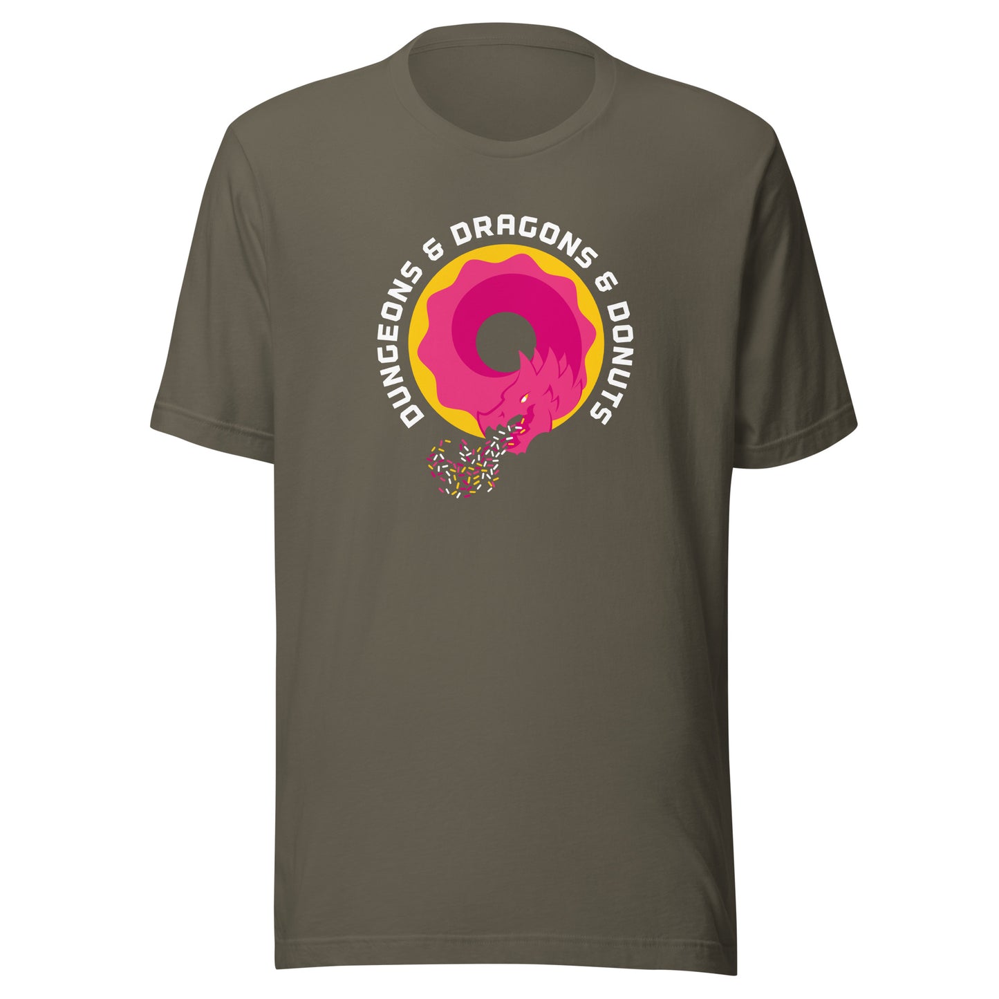 Dungeons & Dragons & Donuts T-Shirt