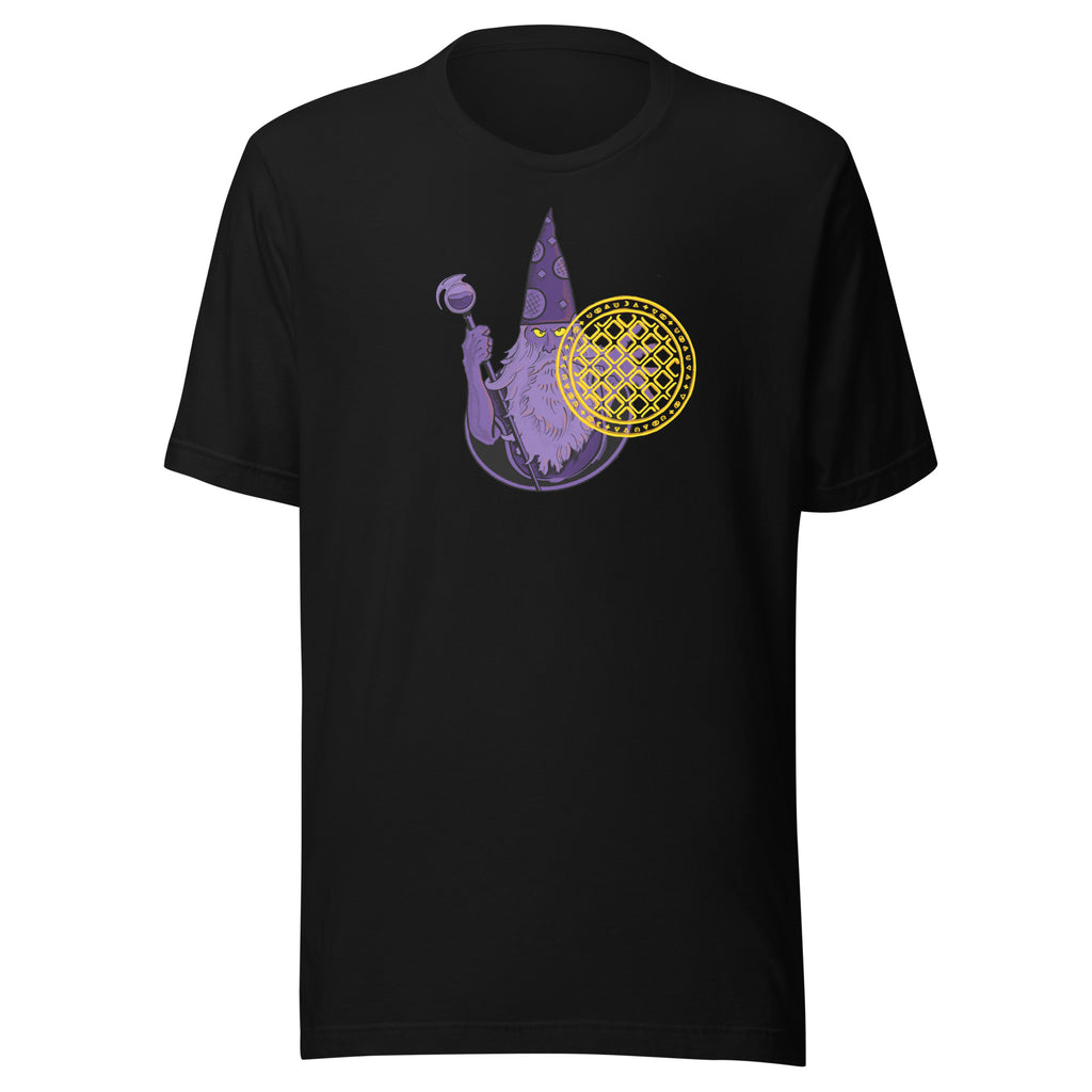 Waffle Wizard Vinyl Sticker – Enchant Your Gear with Breakfast Magic T-Shirt