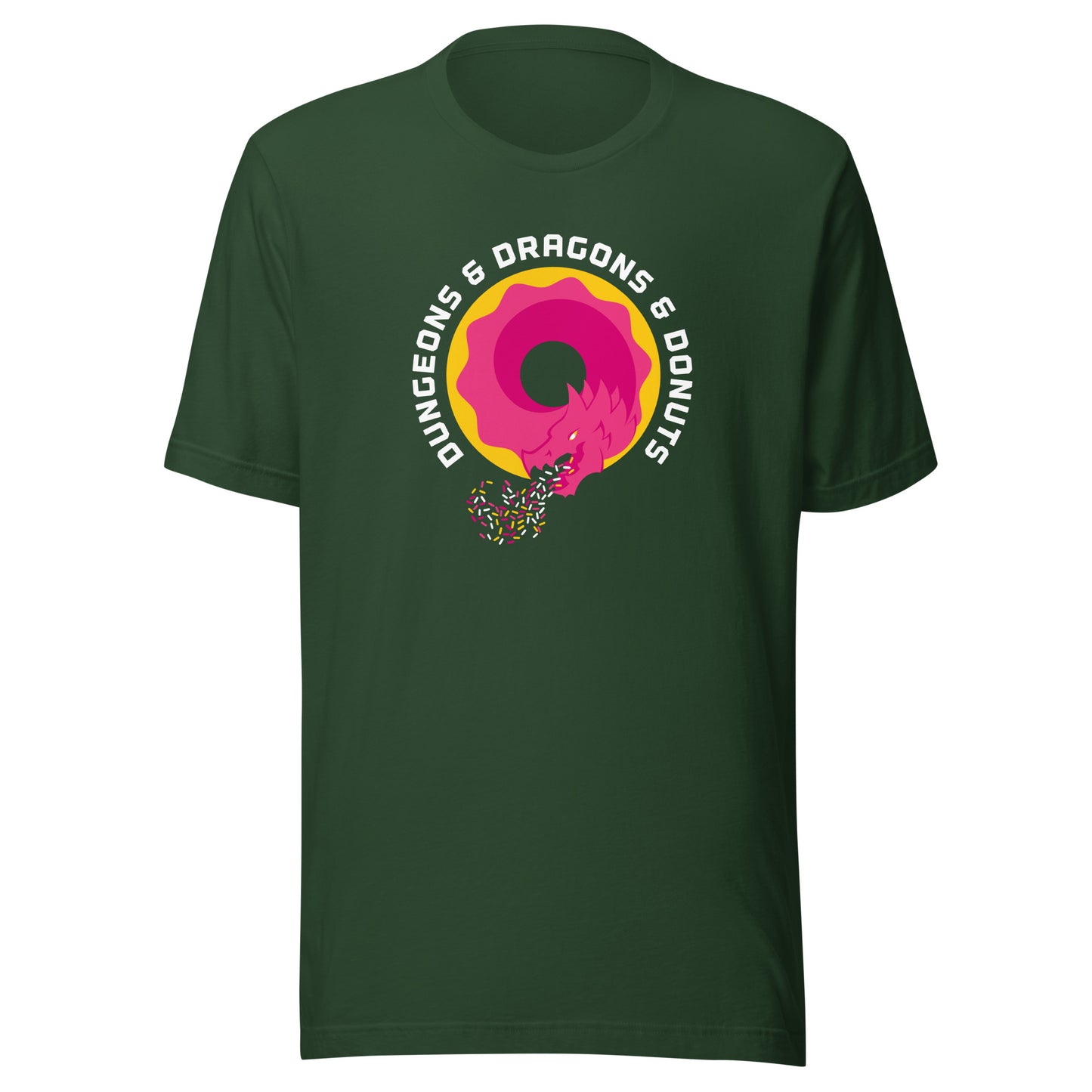 Dungeons & Dragons & Donuts T-Shirt