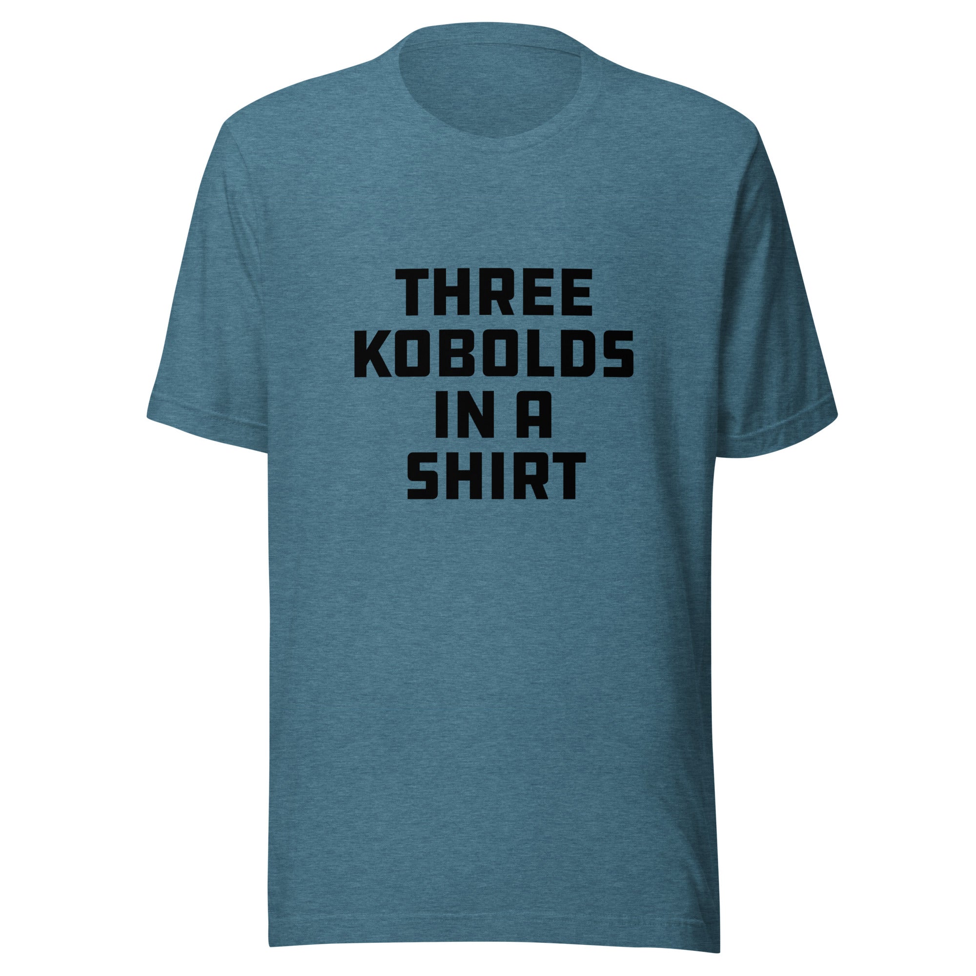 Three Kobolds in a Shirt T‑Shirt—Embrace the Sneaky Stack—Bright
