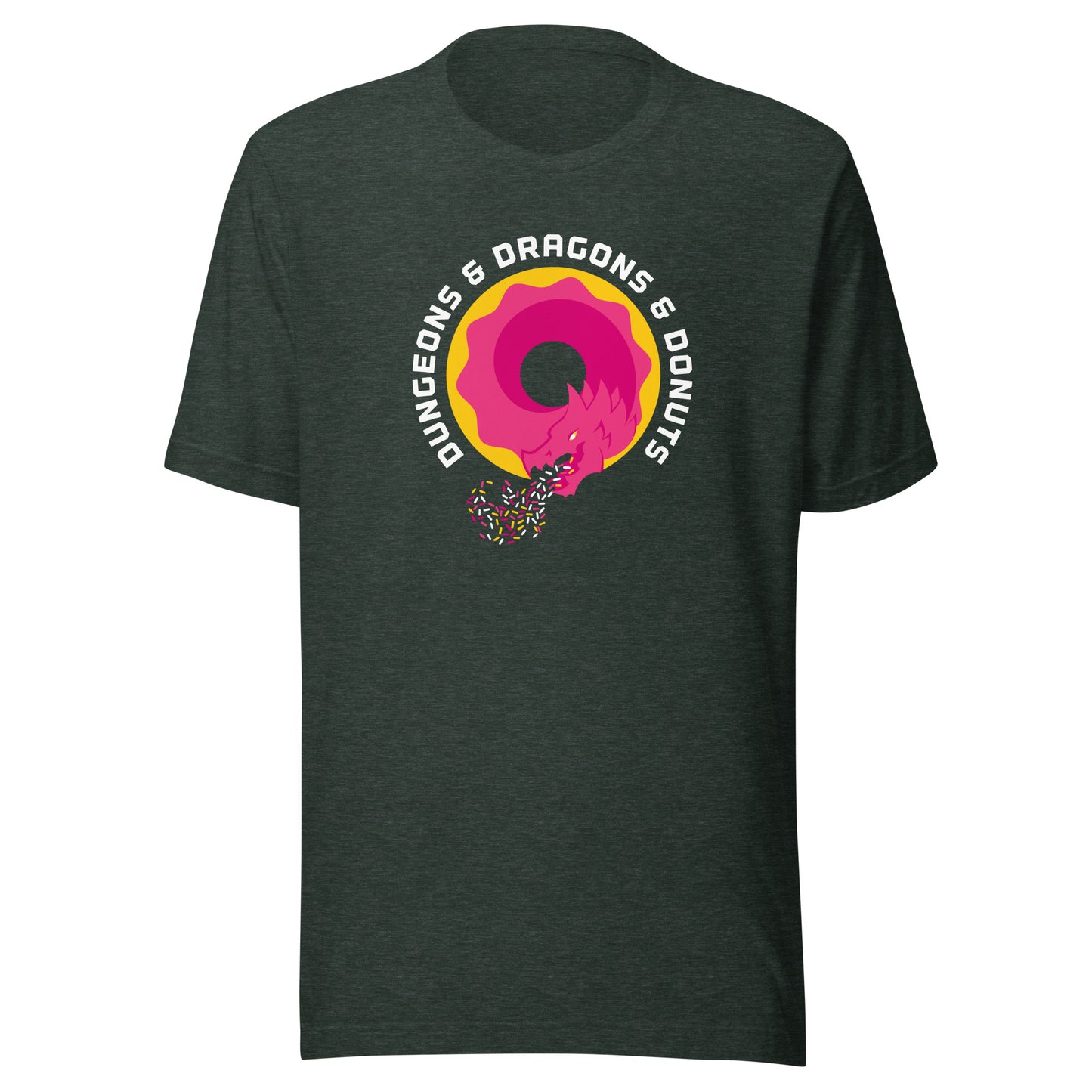 Dungeons & Dragons & Donuts T-Shirt