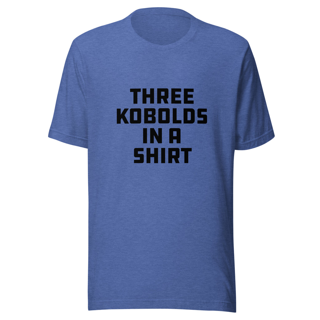 Three Kobolds in a Shirt T‑Shirt – Embrace the Sneaky Stack–Dark