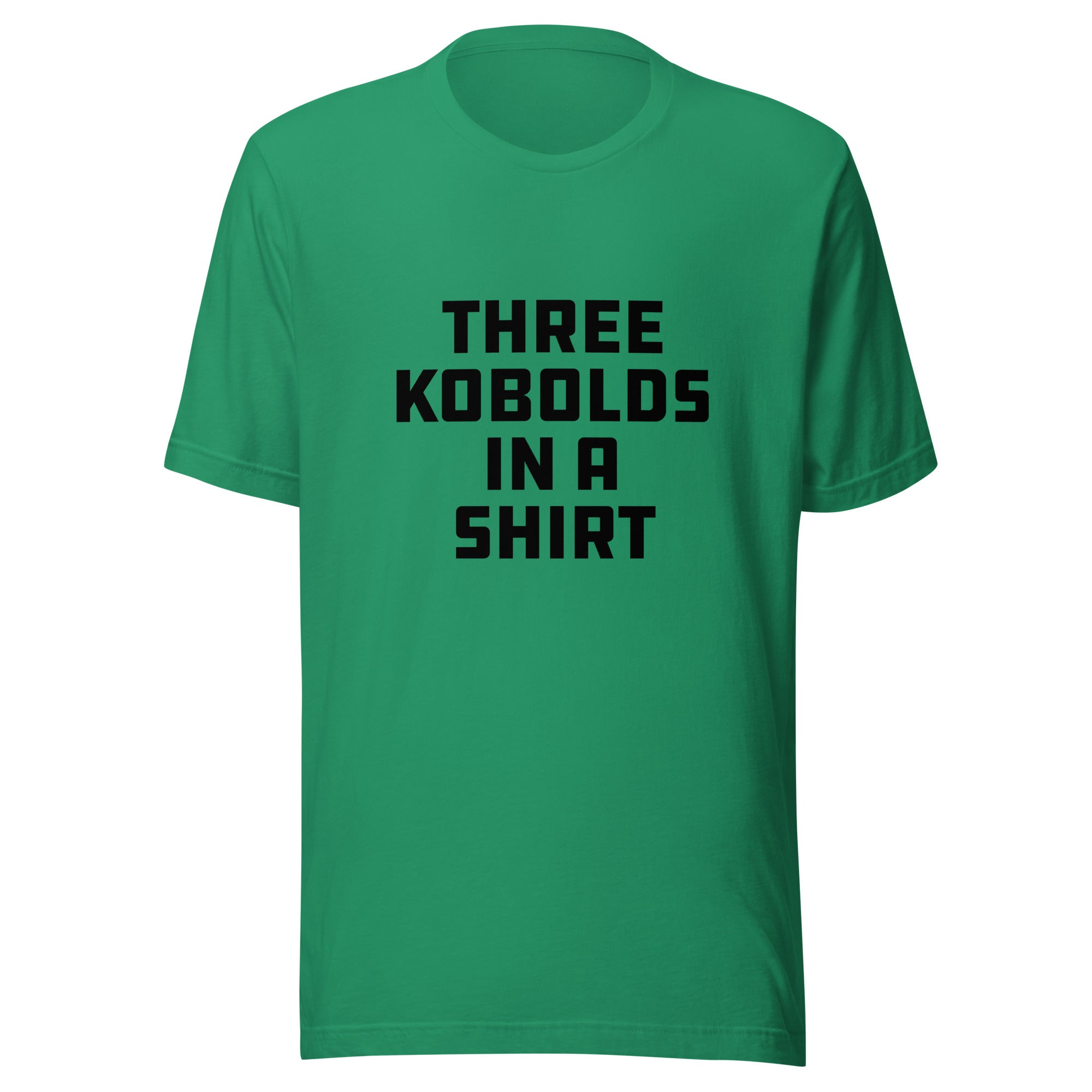 Three Kobolds in a Shirt T‑Shirt—Embrace the Sneaky Stack—Bright