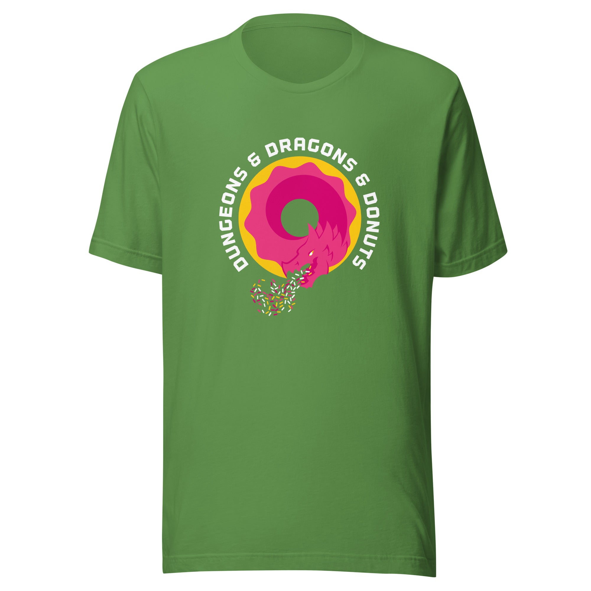 Dungeons & Dragons & Donuts T-shirt – Large Sizes