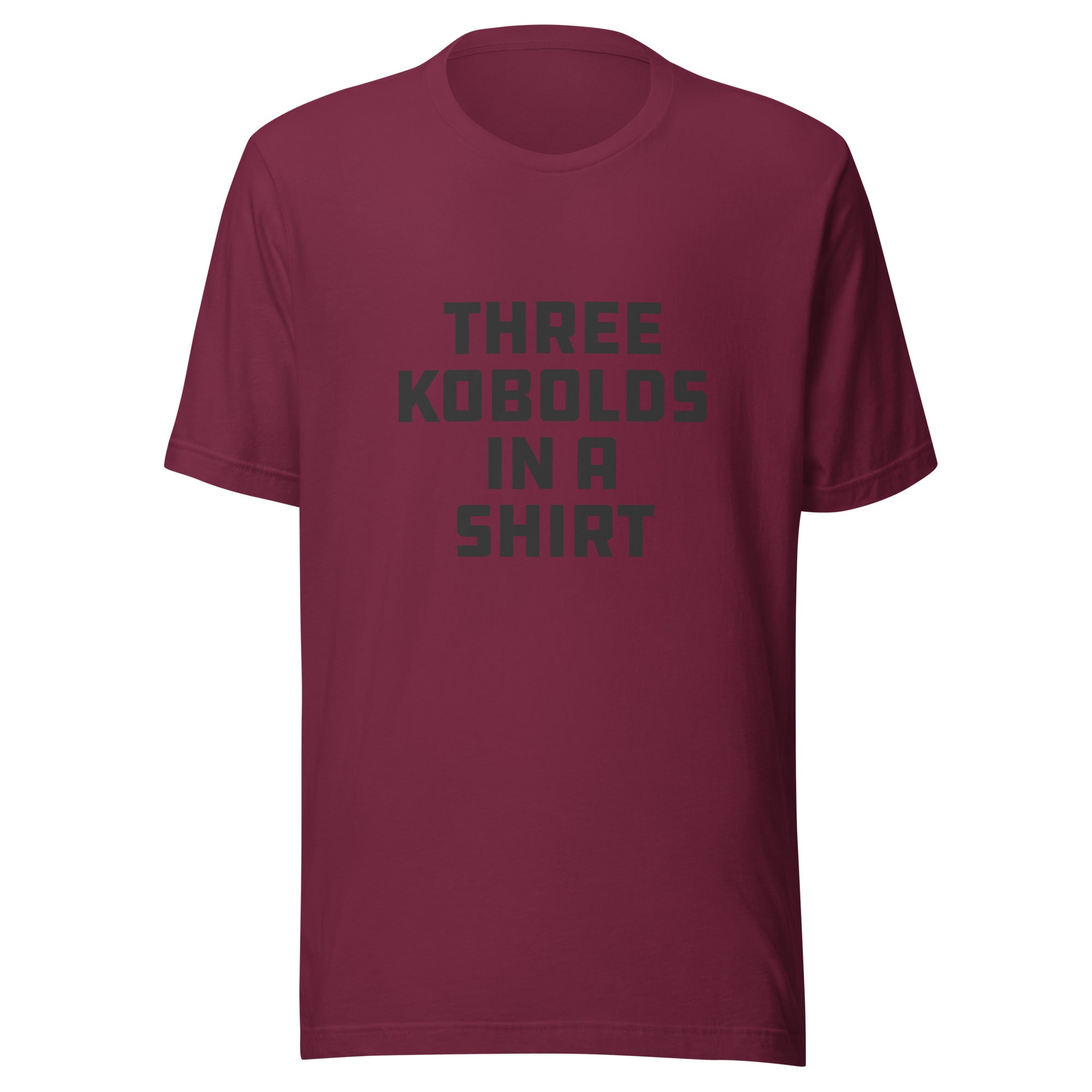 Three Kobolds in a Shirt T‑Shirt – Embrace the Sneaky Stack–Dark