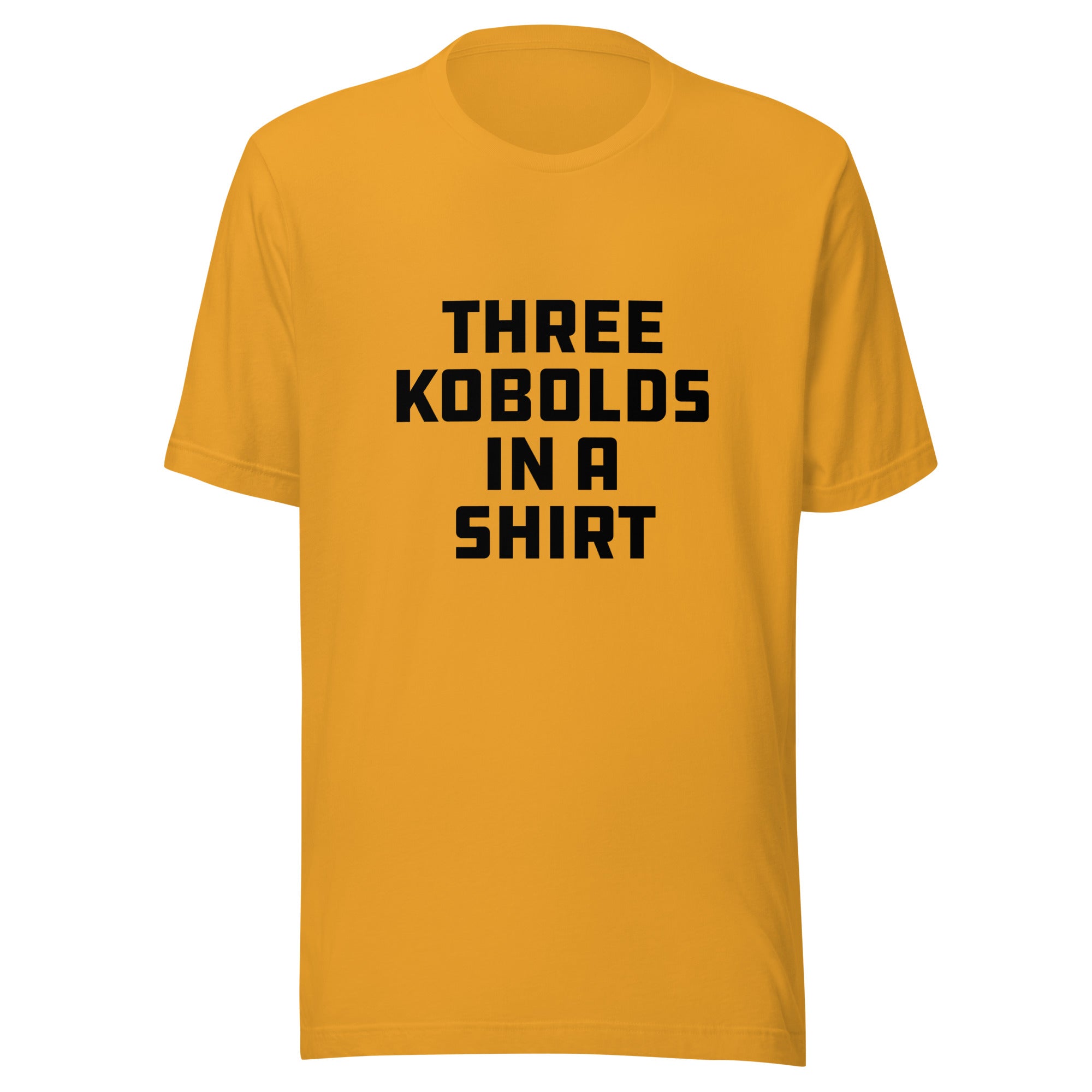 Three Kobolds in a Shirt T‑Shirt—Embrace the Sneaky Stack—Bright