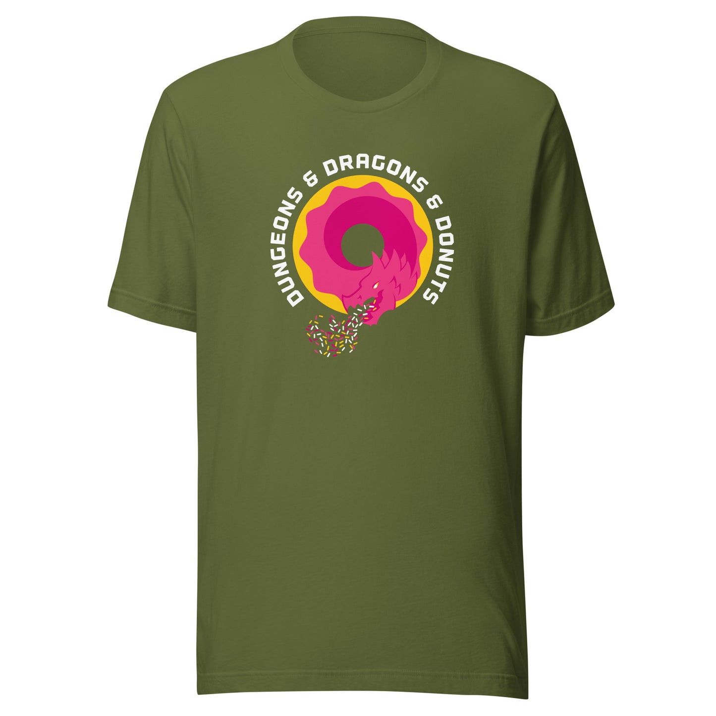 Dungeons & Dragons & Donuts T-Shirt