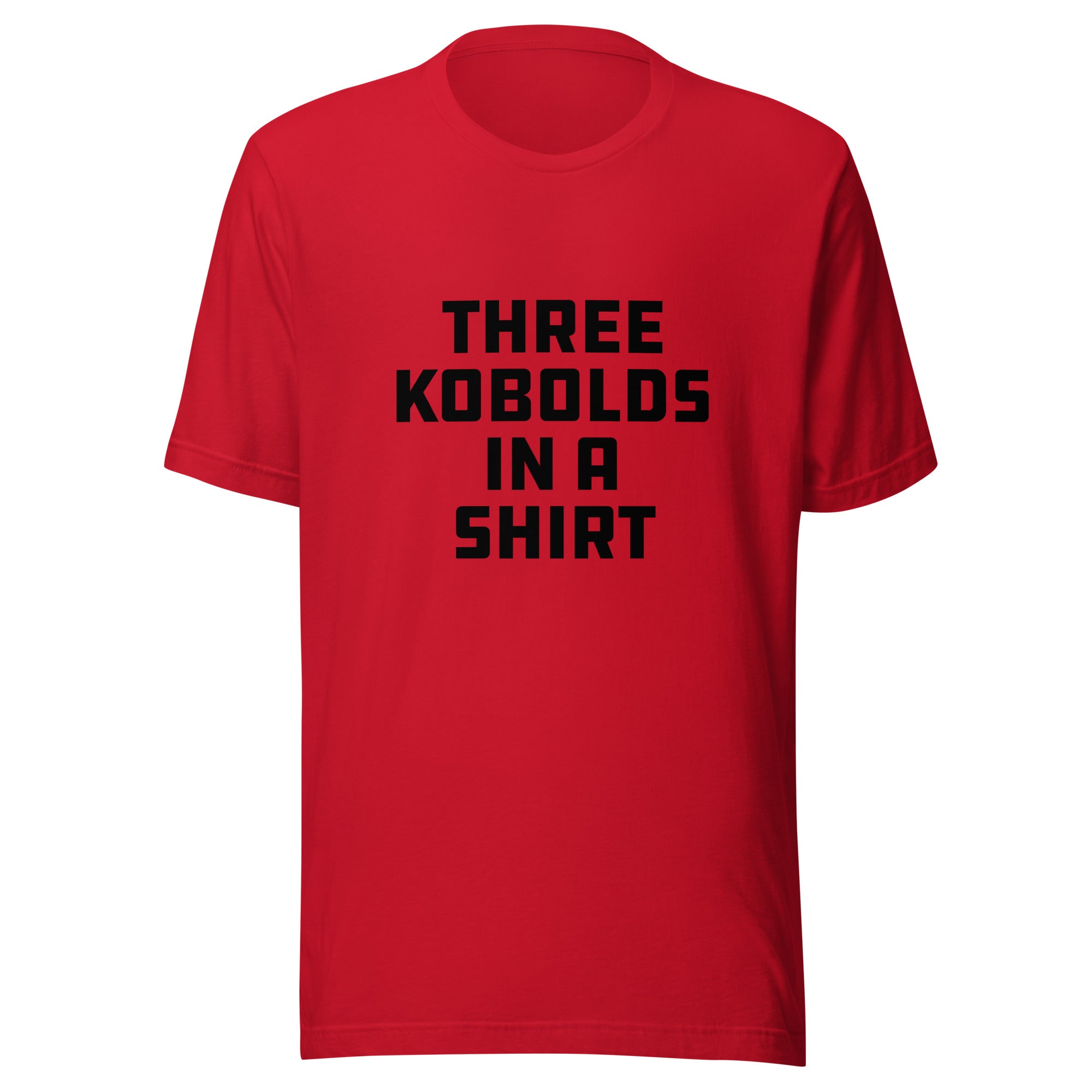 Three Kobolds in a Shirt T‑Shirt—Embrace the Sneaky Stack—Bright
