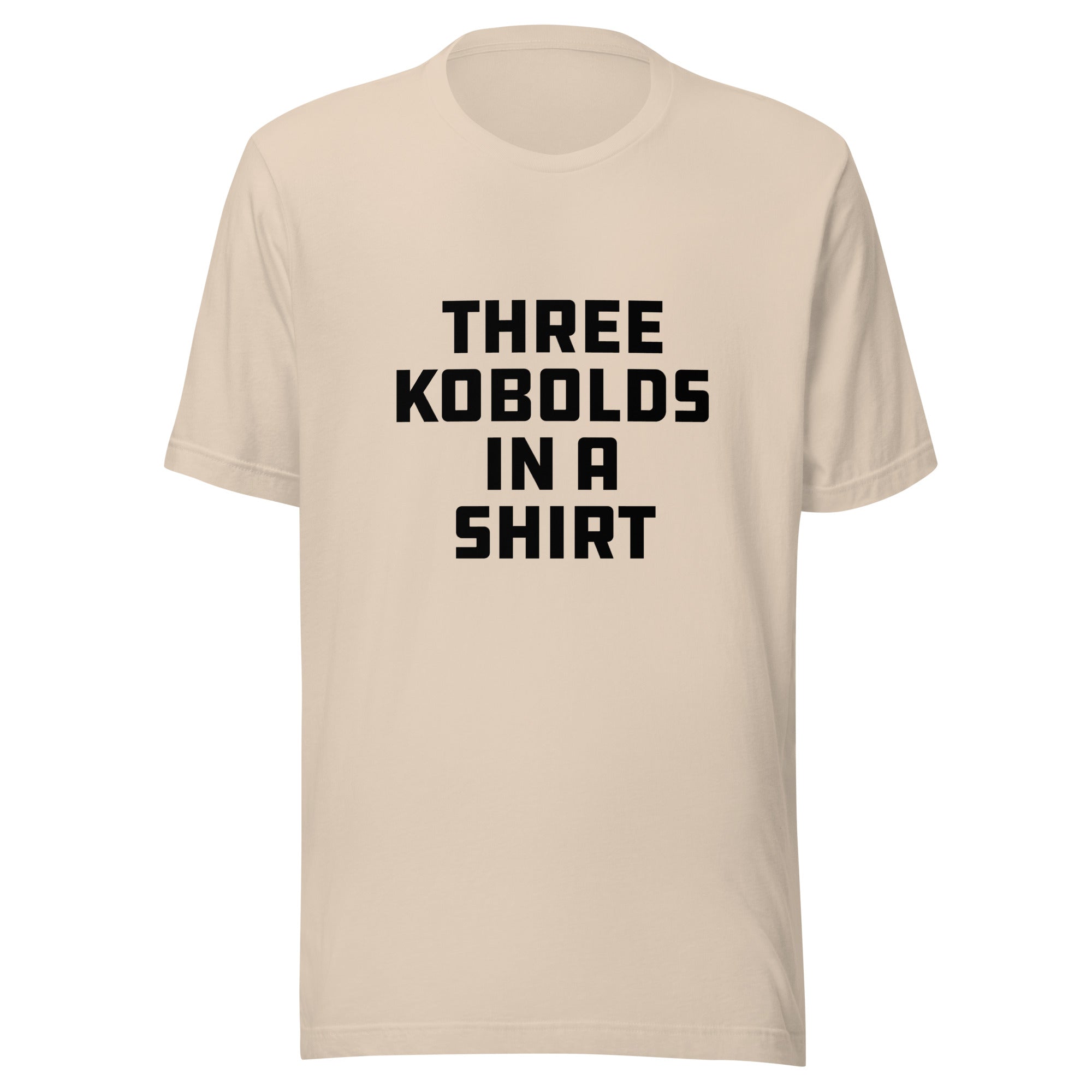 Three Kobolds in a Shirt T‑Shirt—Embrace the Sneaky Stack—Bright