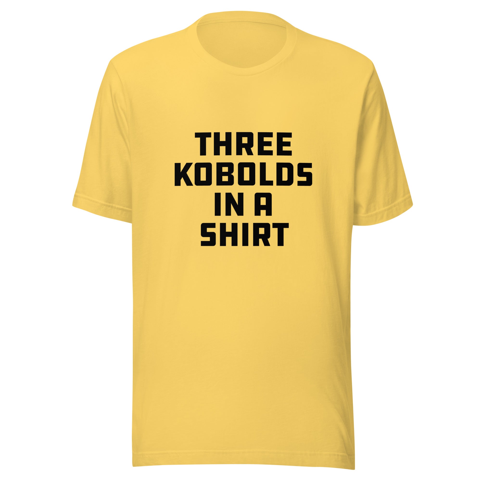 Three Kobolds in a Shirt T‑Shirt—Embrace the Sneaky Stack—Bright