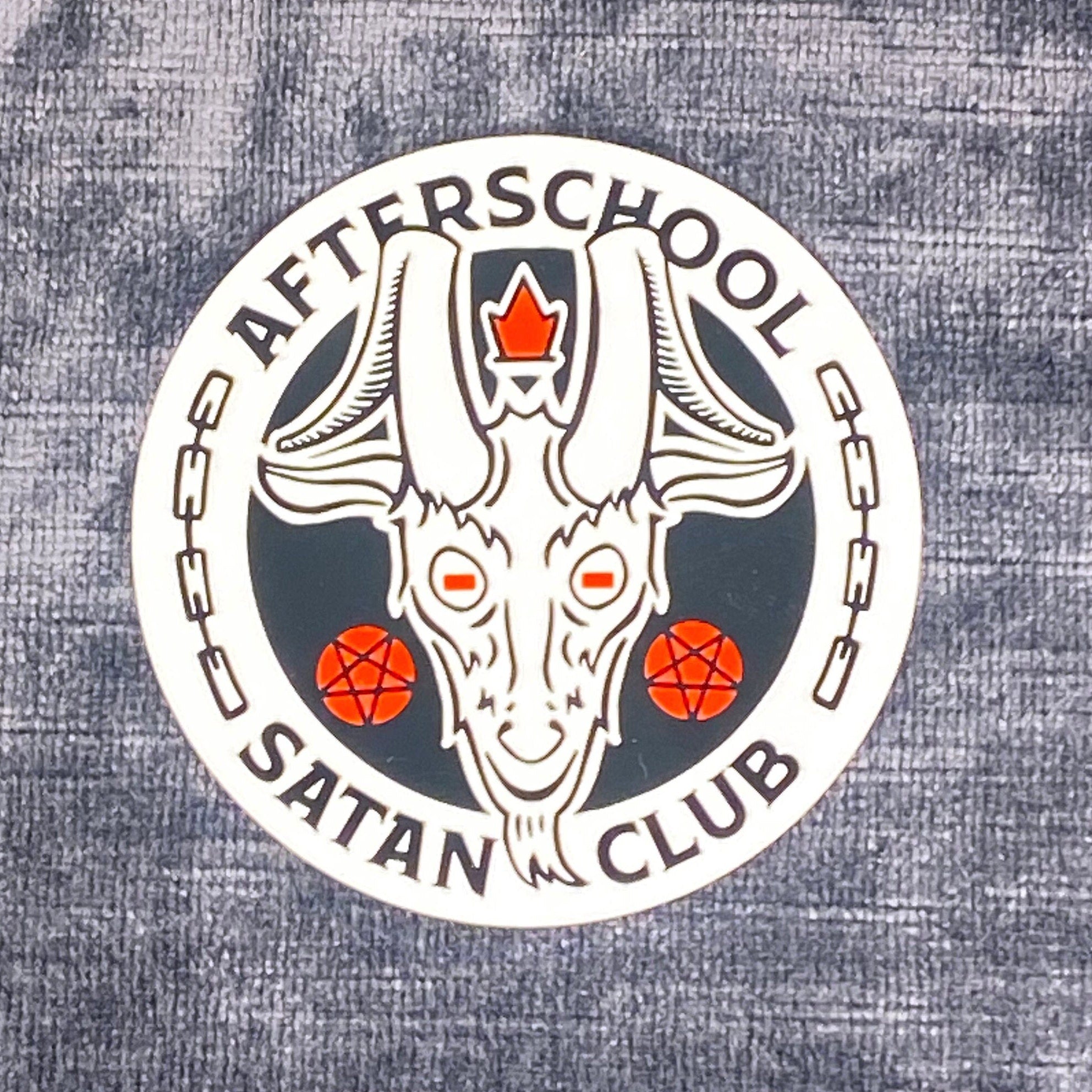 Afterschool Satan Club Sticker Dodecadonuts